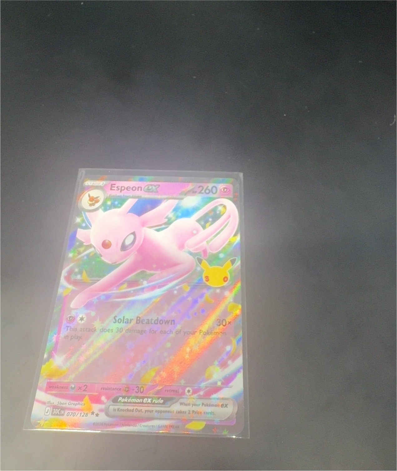 2026 Pokémon Mega Evolution—Ascended Heroes #070 Espeon ex — front