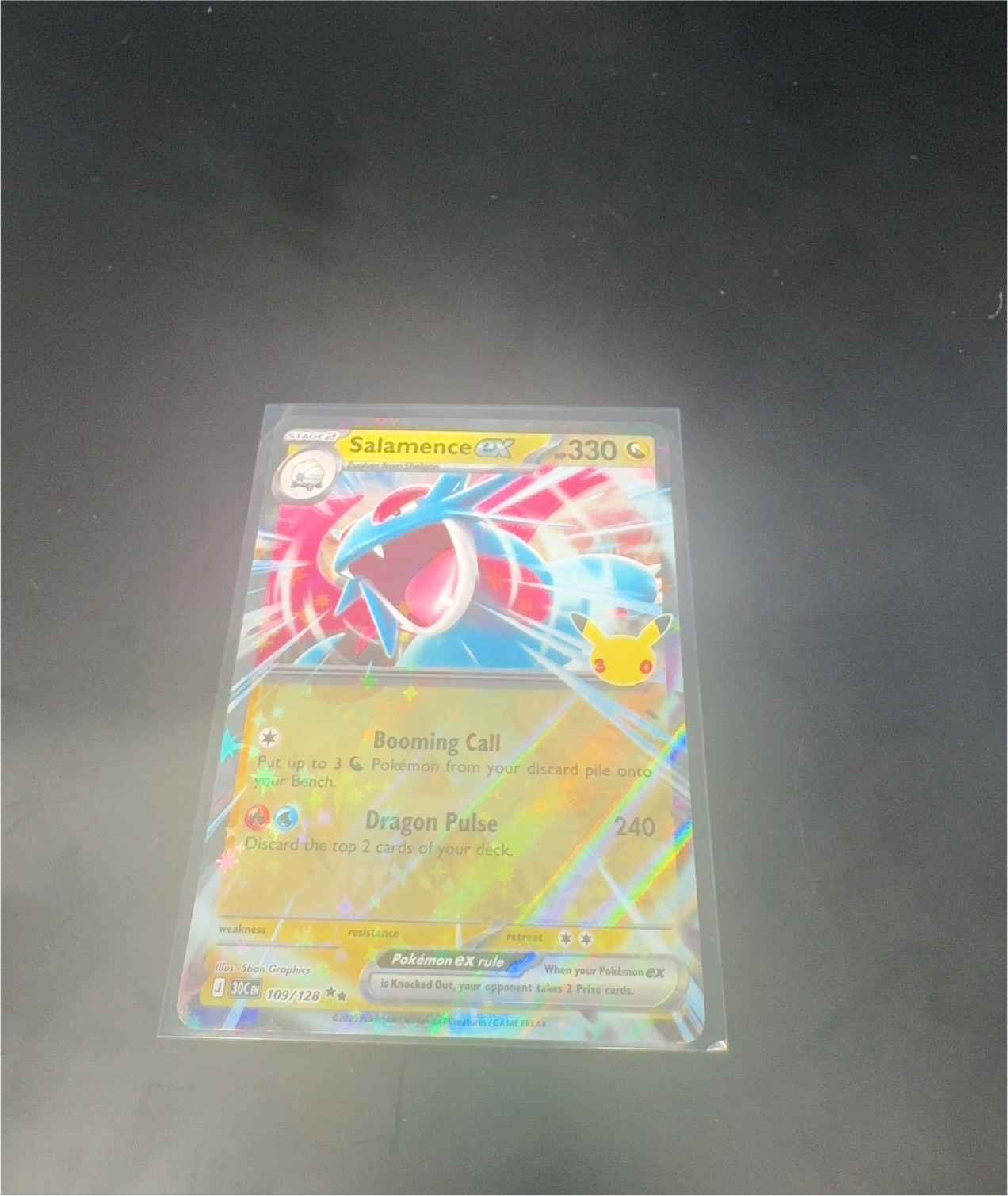 2024 Pokémon Salamence ex #109 — front