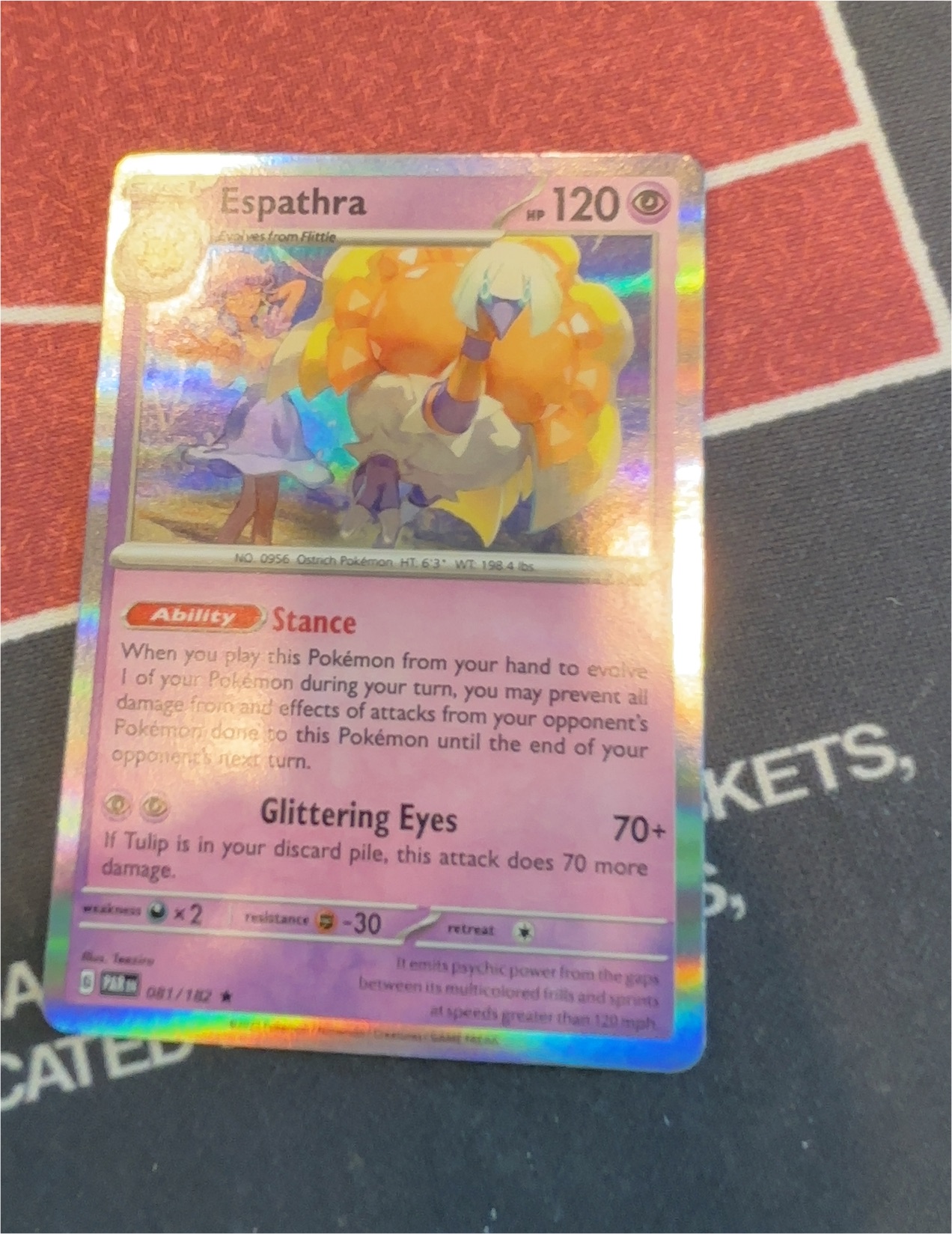 2024 Pokémon #081 Espathra — front