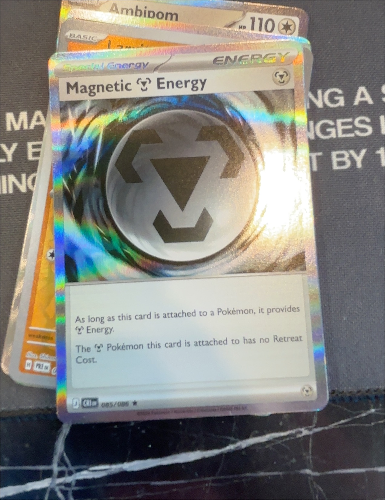 2025 Pokémon Black Bolt #095 Magnetic Energy — front