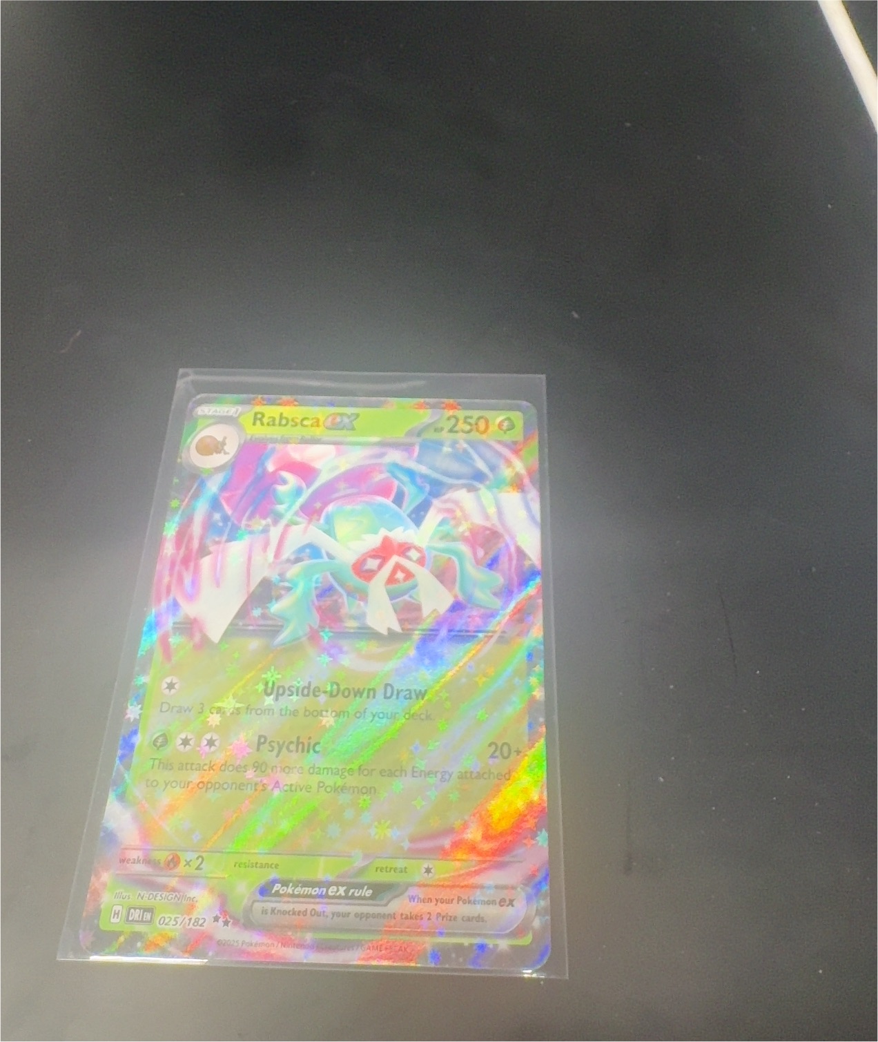 2025 Pokémon #025 Rabsca ex — front