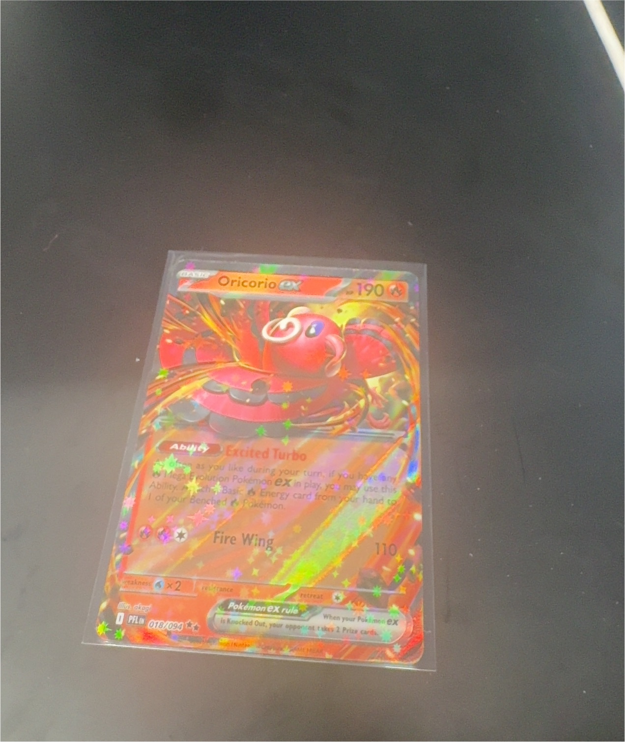 2025 Pokémon #018 Oricorio ex — front