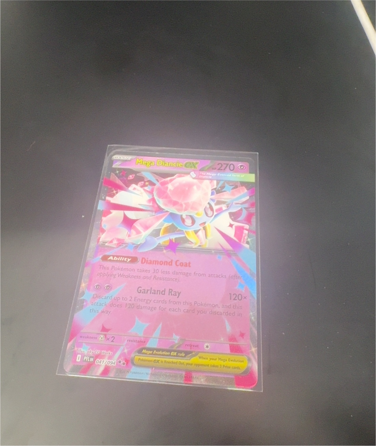 2025 Pokémon Mega Evolution #041 Mega Diancie ex — front