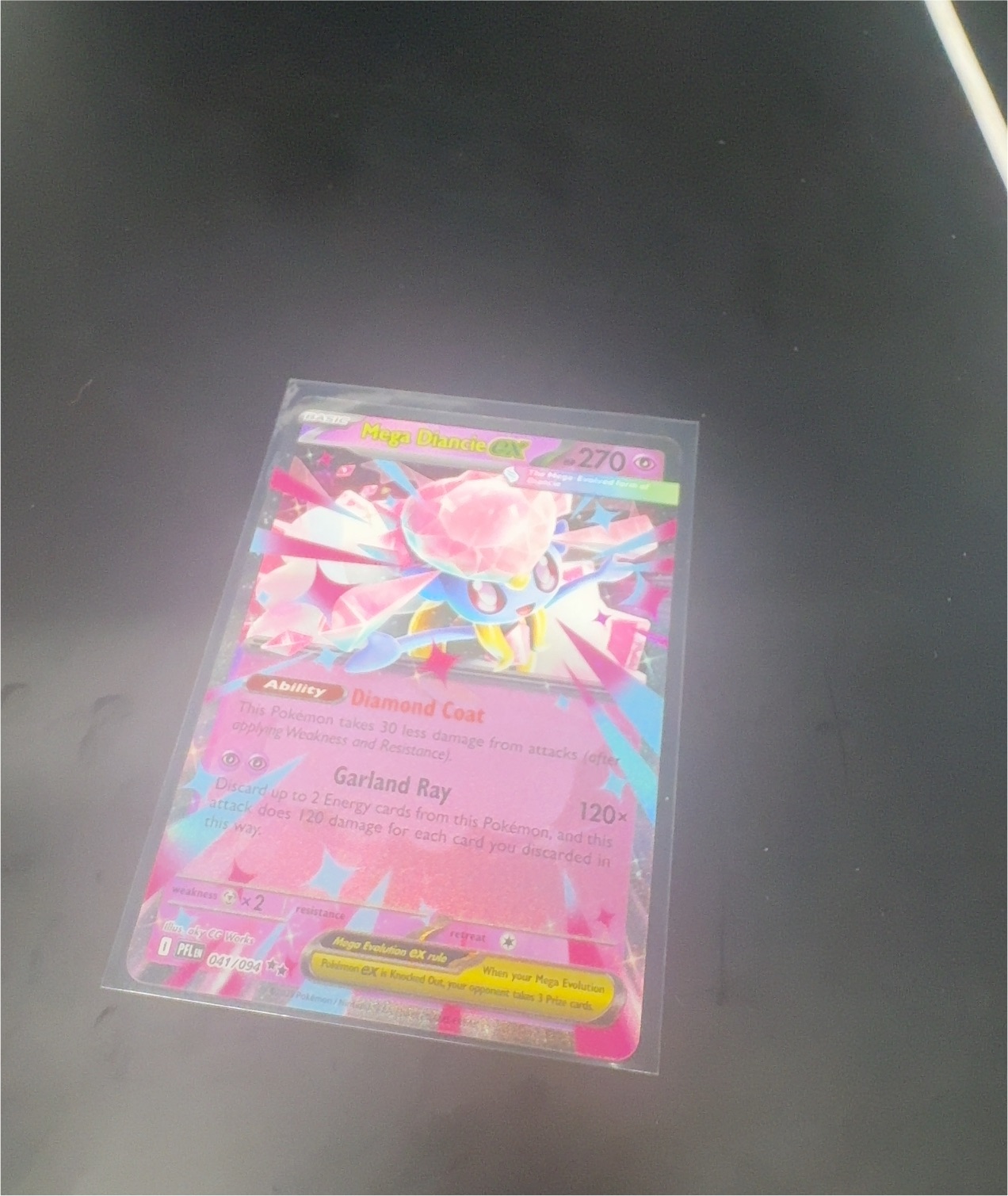 2025 Pokémon Phantasmal Flames #041 Mega Diancie ex — front