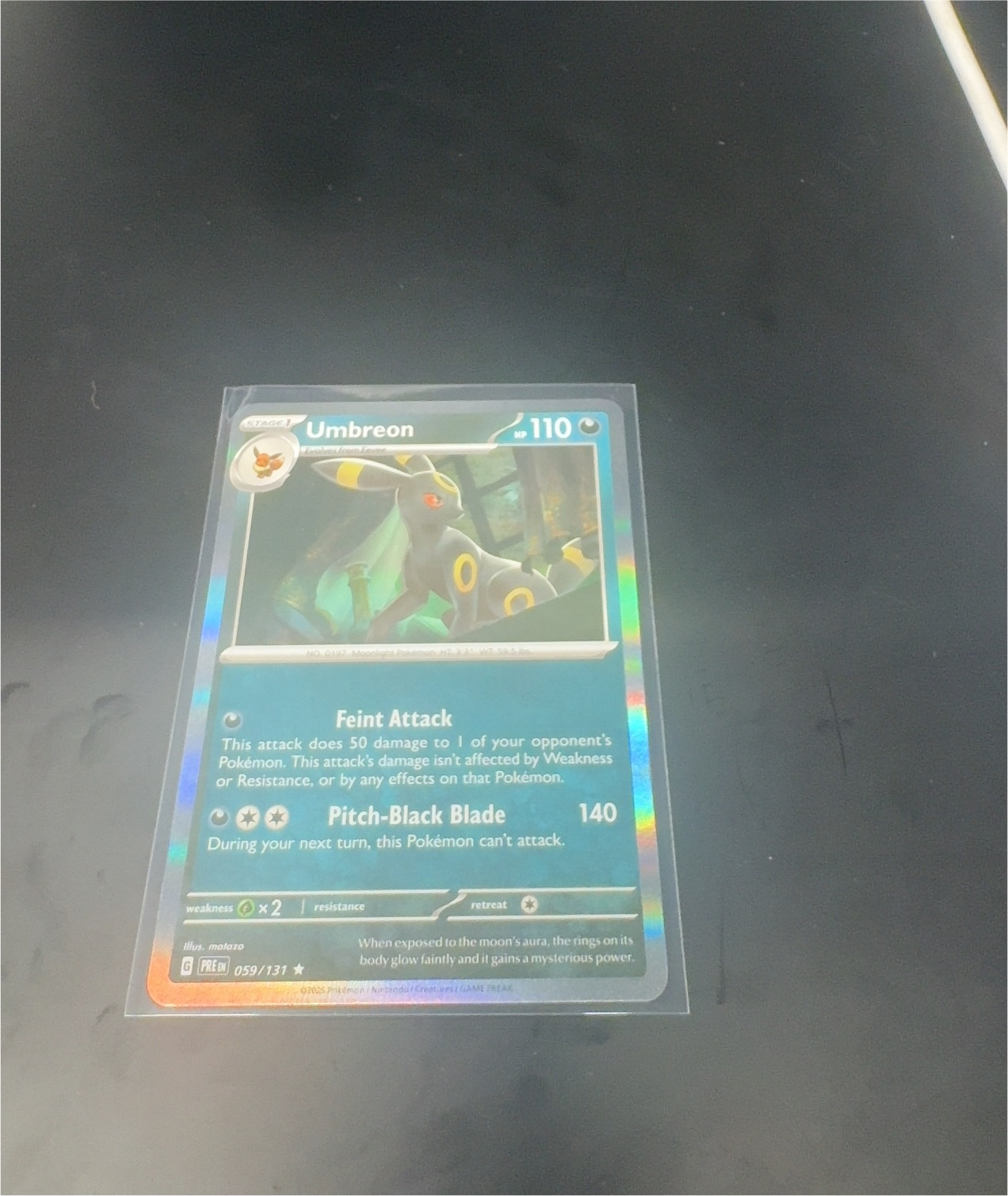 2025 Pokémon Scarlet & Violet—Prismatic Evolutions #059 Umbreon — front