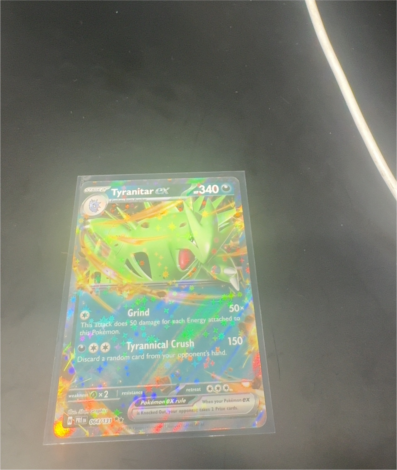 2025 Pokémon Mega Evolution—Perfect Order #064 Tyranitar ex — front