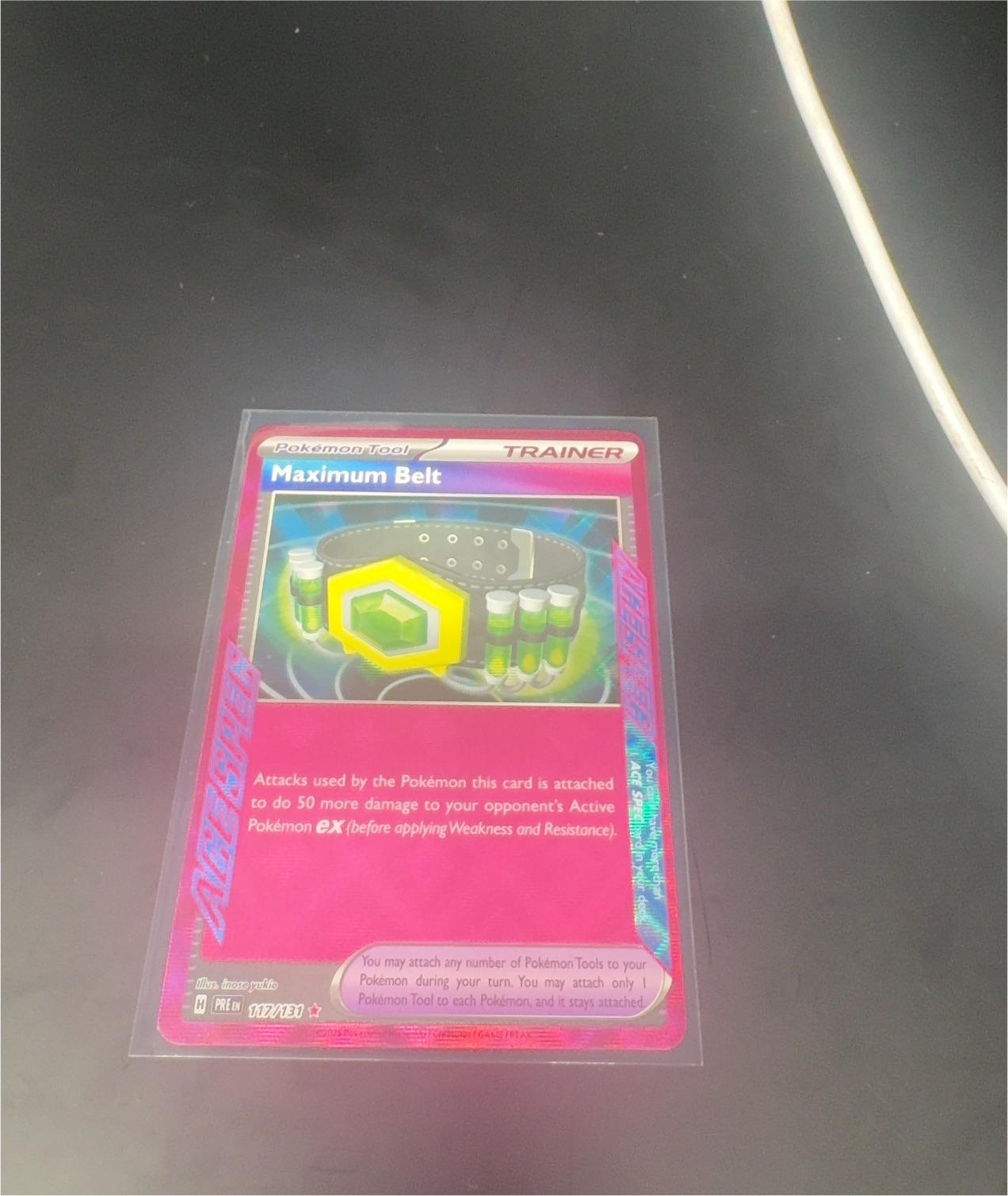 2025 Pokémon #127 Maximum Belt — front