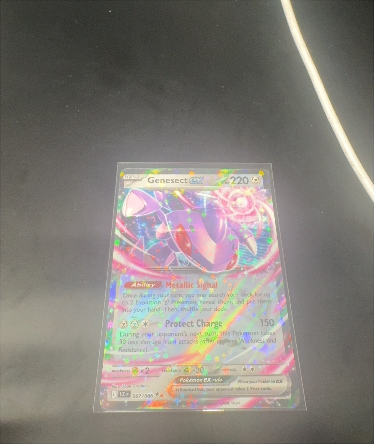 2025 Pokémon Black Bolt #067 Genesect ex — front