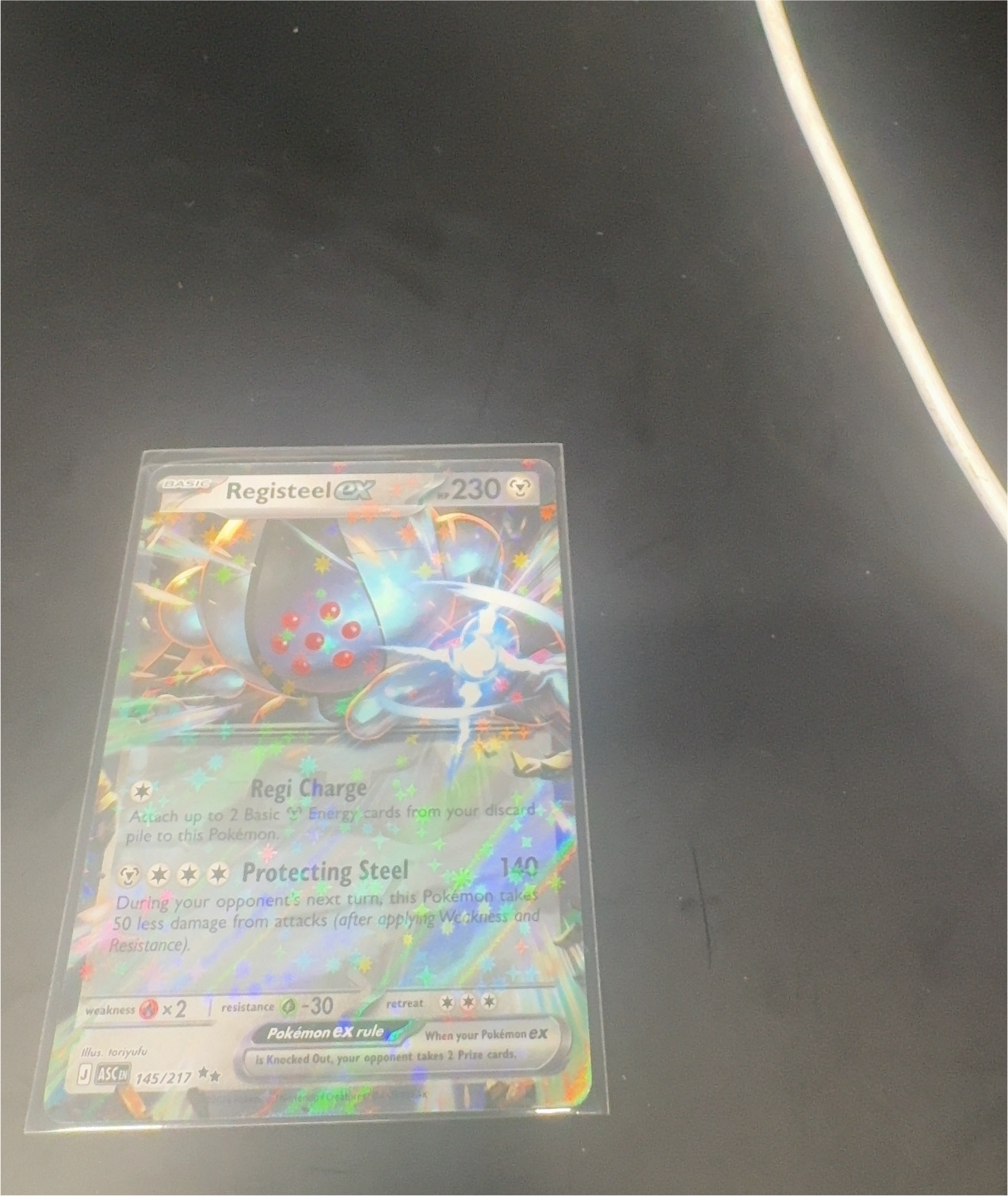 2026 Pokémon #145 Registeel ex — front