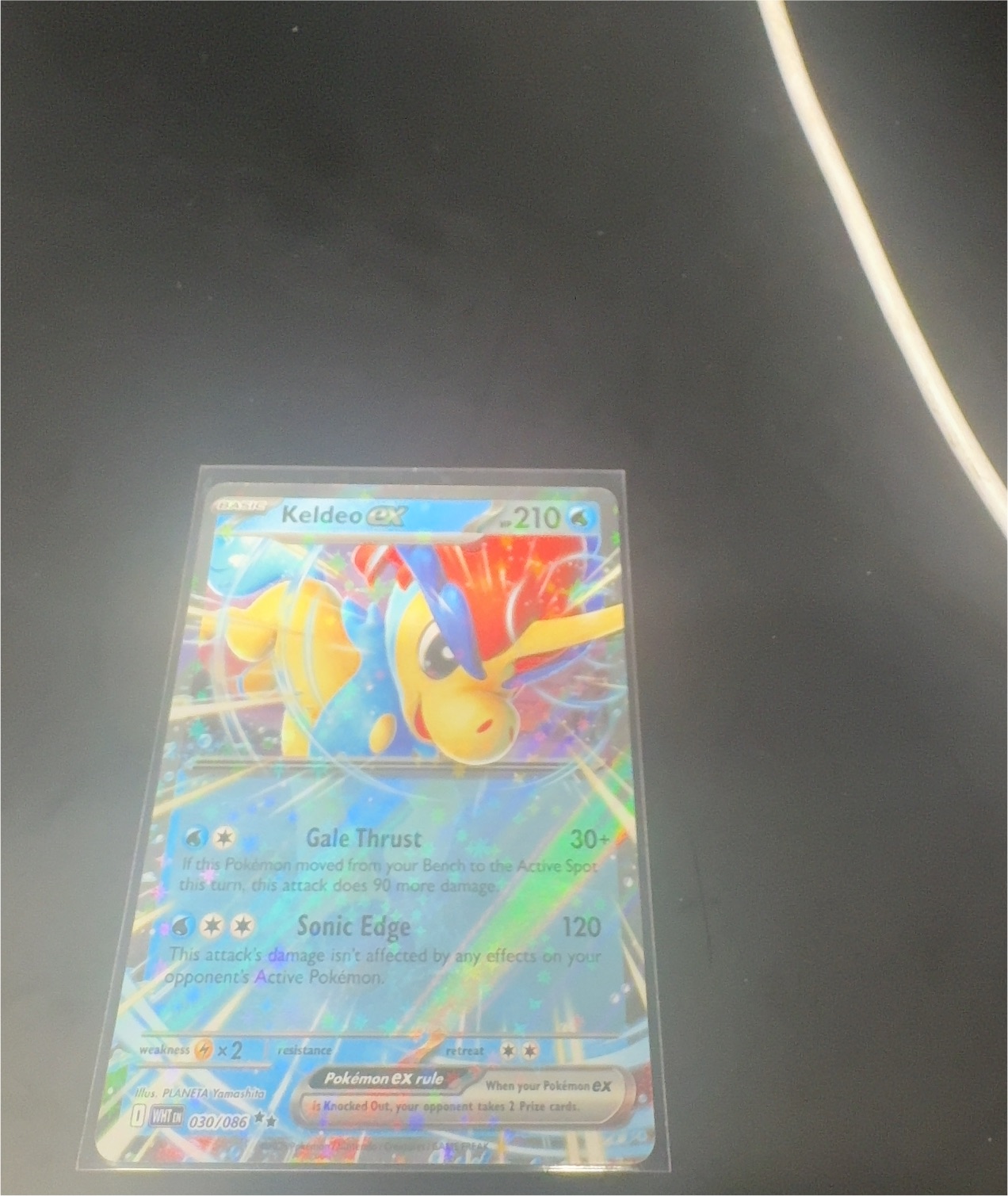2025 Pokémon Black Bolt #030 Keldeo ex — front