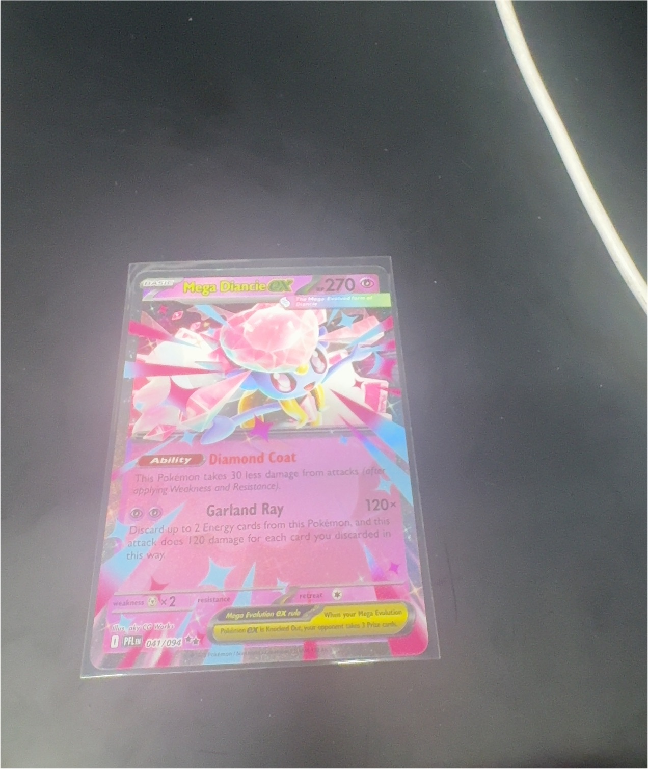 2025 Pokémon #041 Mega Diancie ex — front
