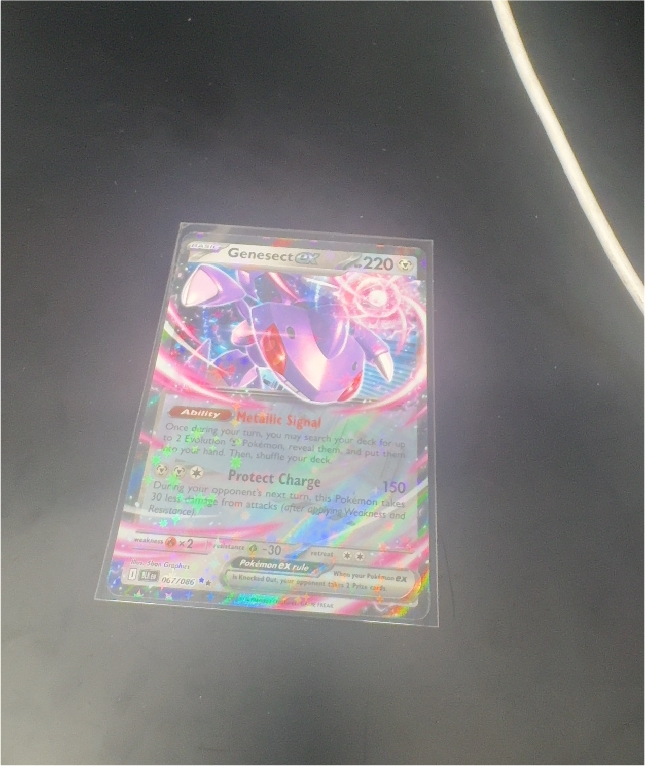2025 Pokémon Black Bolt #067 Genesect ex — front