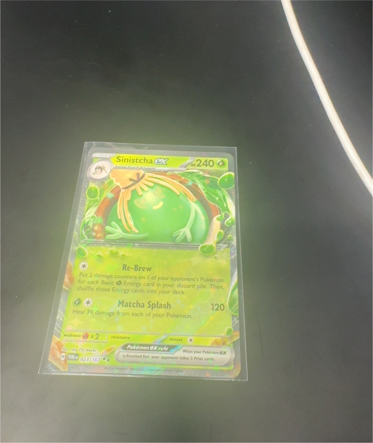 2024 Pokémon Twilight Masquerade #023 Sinistcha ex — front