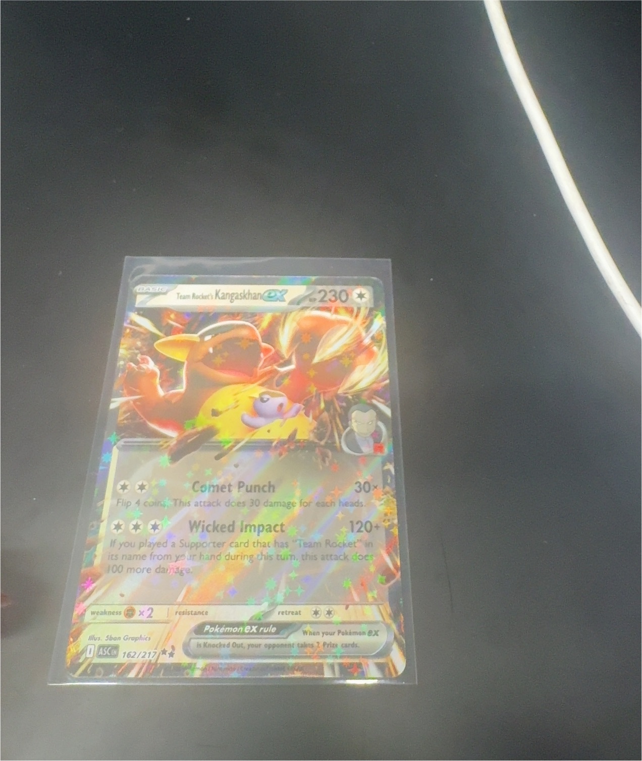 2025 Pokémon #162 Team Rocket's Kangaskhan ex — front