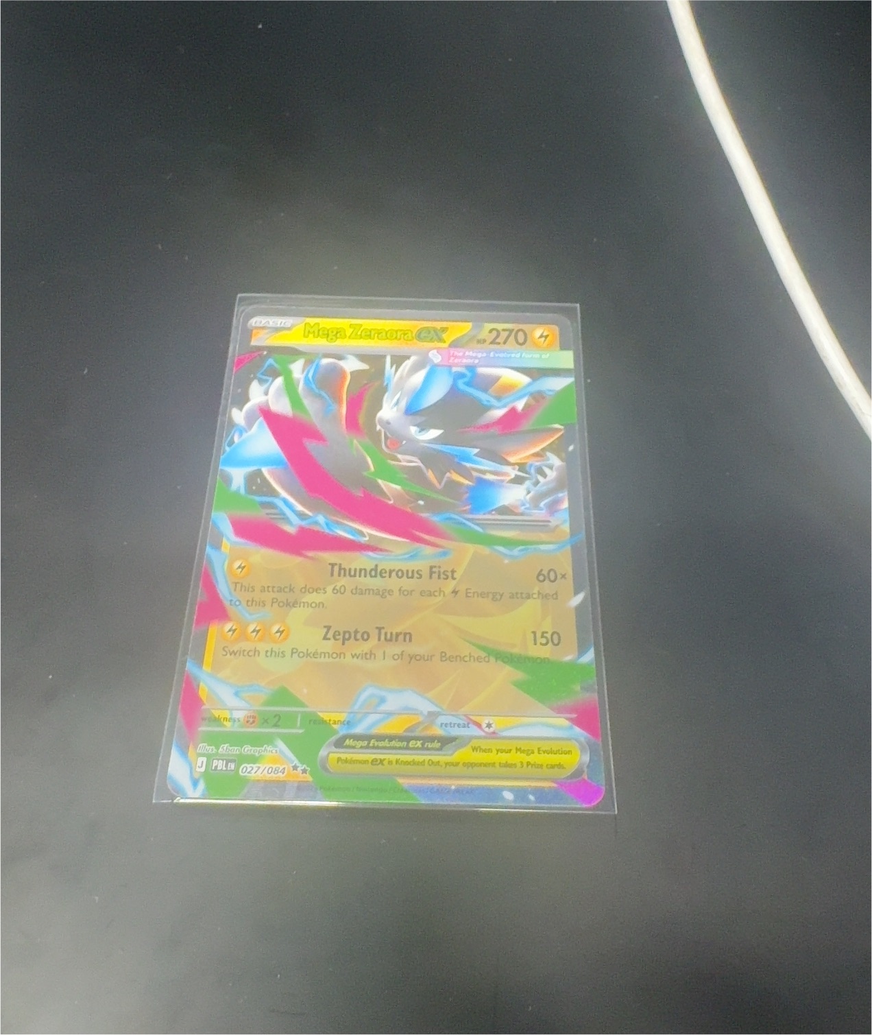 2025 Pokémon #027 Mega Zeraora ex — front