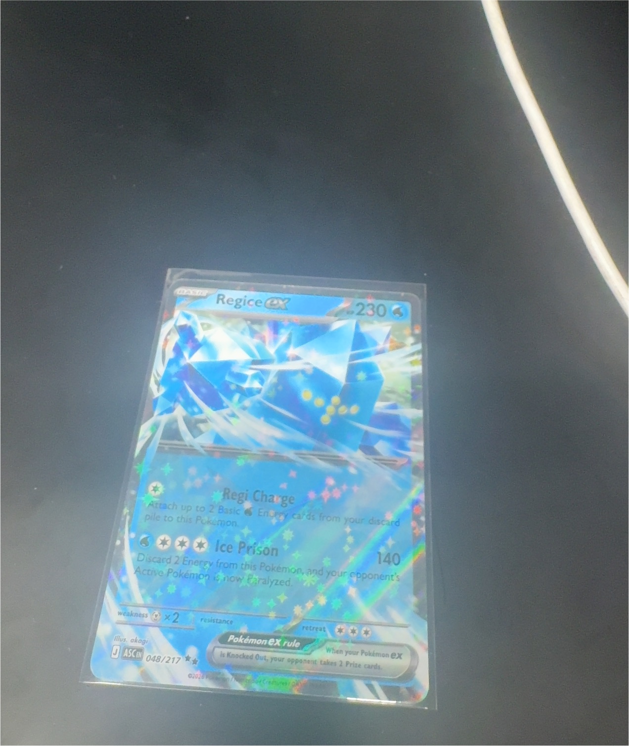 2026 Pokémon Mega Evolution—Ascended Heroes #048 Regice ex — front
