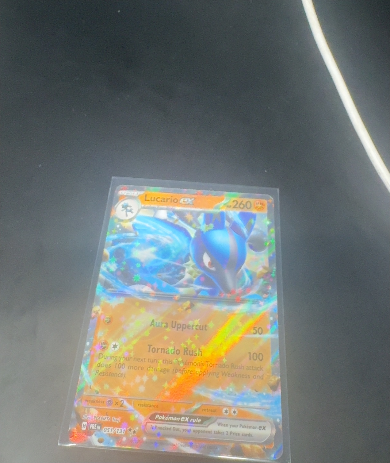 2026 Pokémon #051 Lucario ex — front