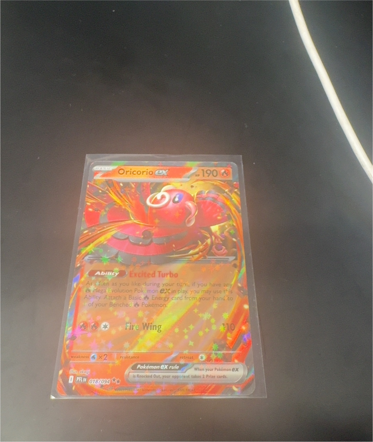 2025 Pokémon Mega Evolution—Phantasmal Flames #018 Oricorio ex — front