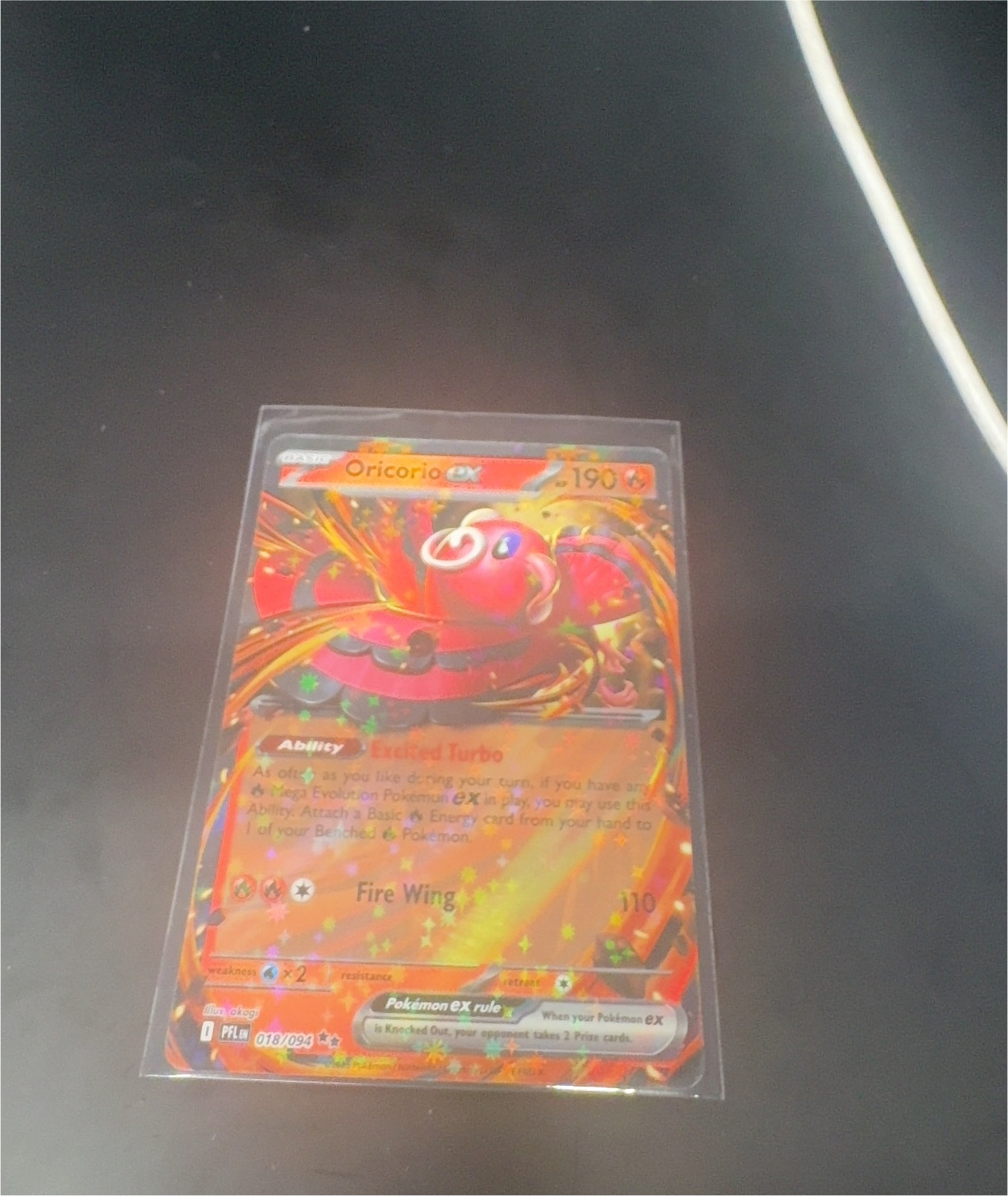 2025 Pokémon #018 Oricorio ex — front