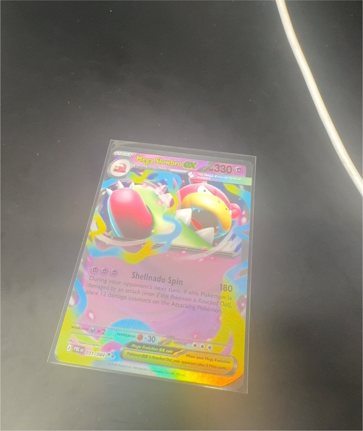 2025 Pokémon Mega Slowbro ex #031 — front