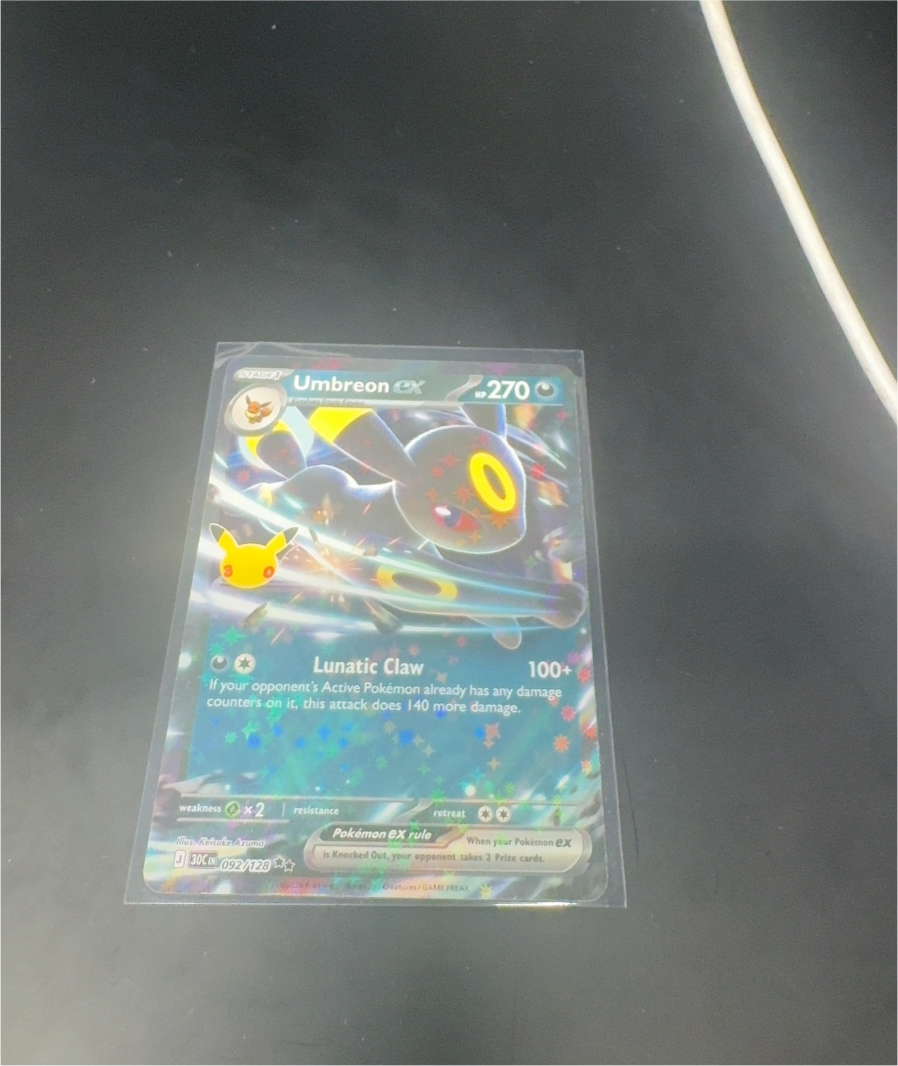 2026 Pokémon #092 Umbreon ex — front