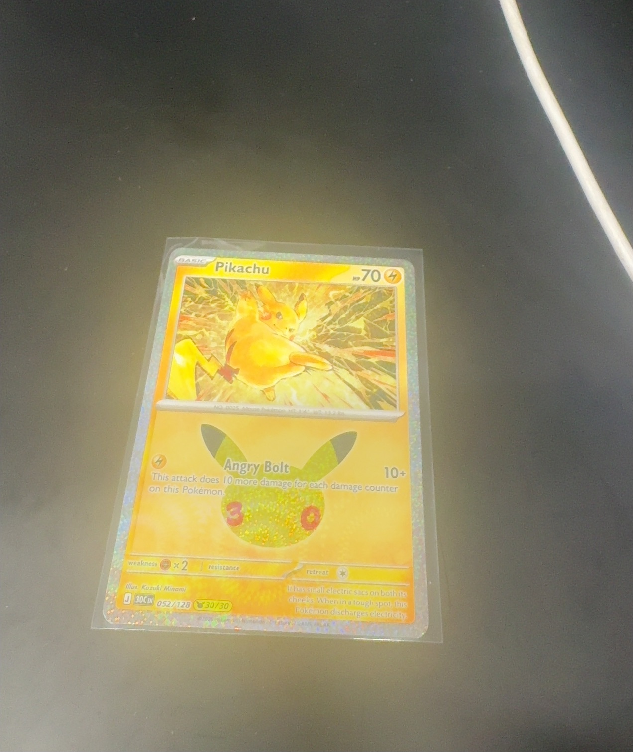 2026 Pokémon 30th Anniversary Collection #052 Pikachu — front