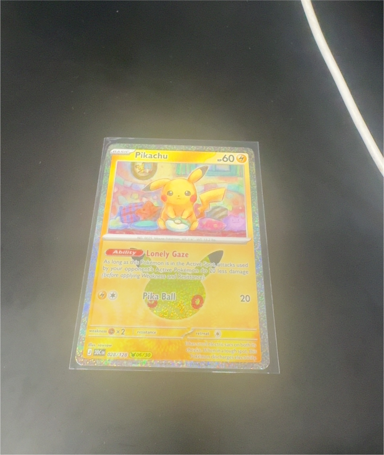 2025 Pokémon Prismatic Evolutions #028 Pikachu — front