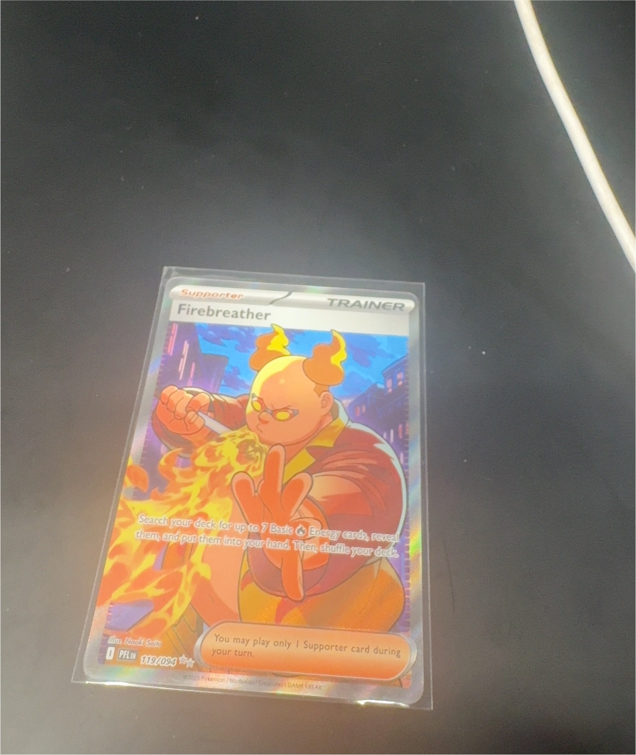 2025 Pokémon Destined Rivals #119 Firebreather — front