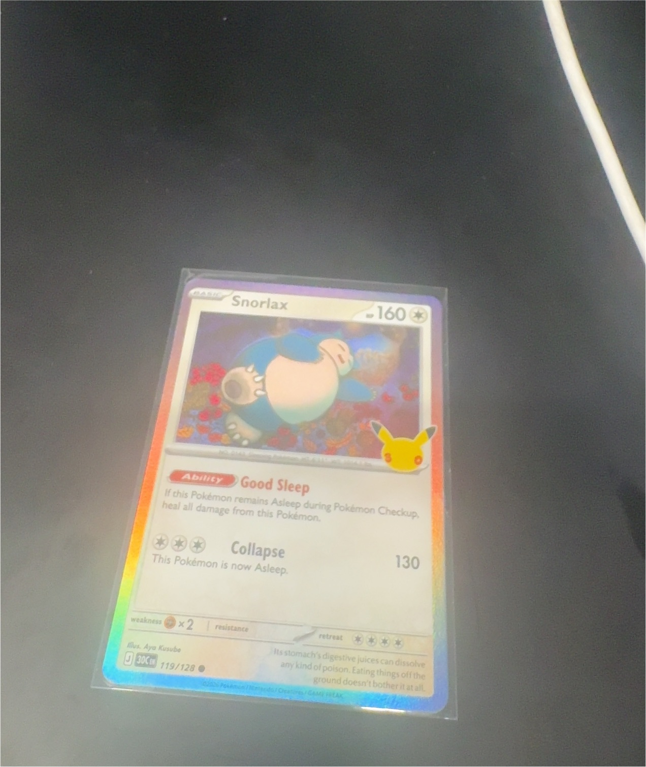 2025 Pokémon Prismatic Evolutions #119 Snorlax — front