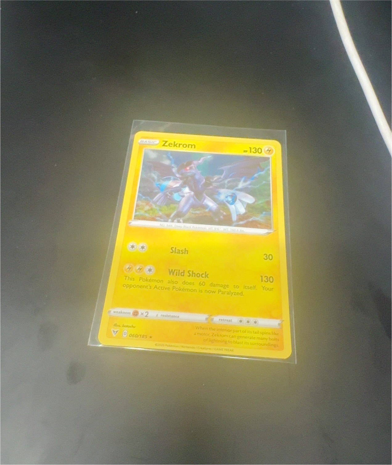 2020 Pokémon Darkness Ablaze #060 Zekrom — front