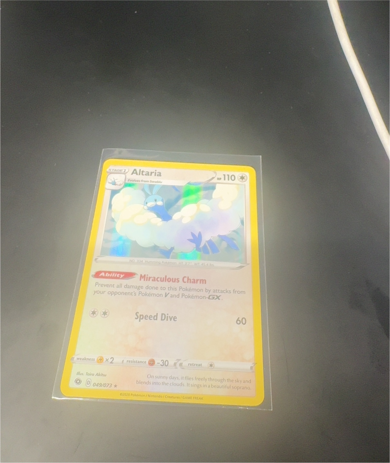 2020 Pokémon Champion's Path #049 Altaria — front