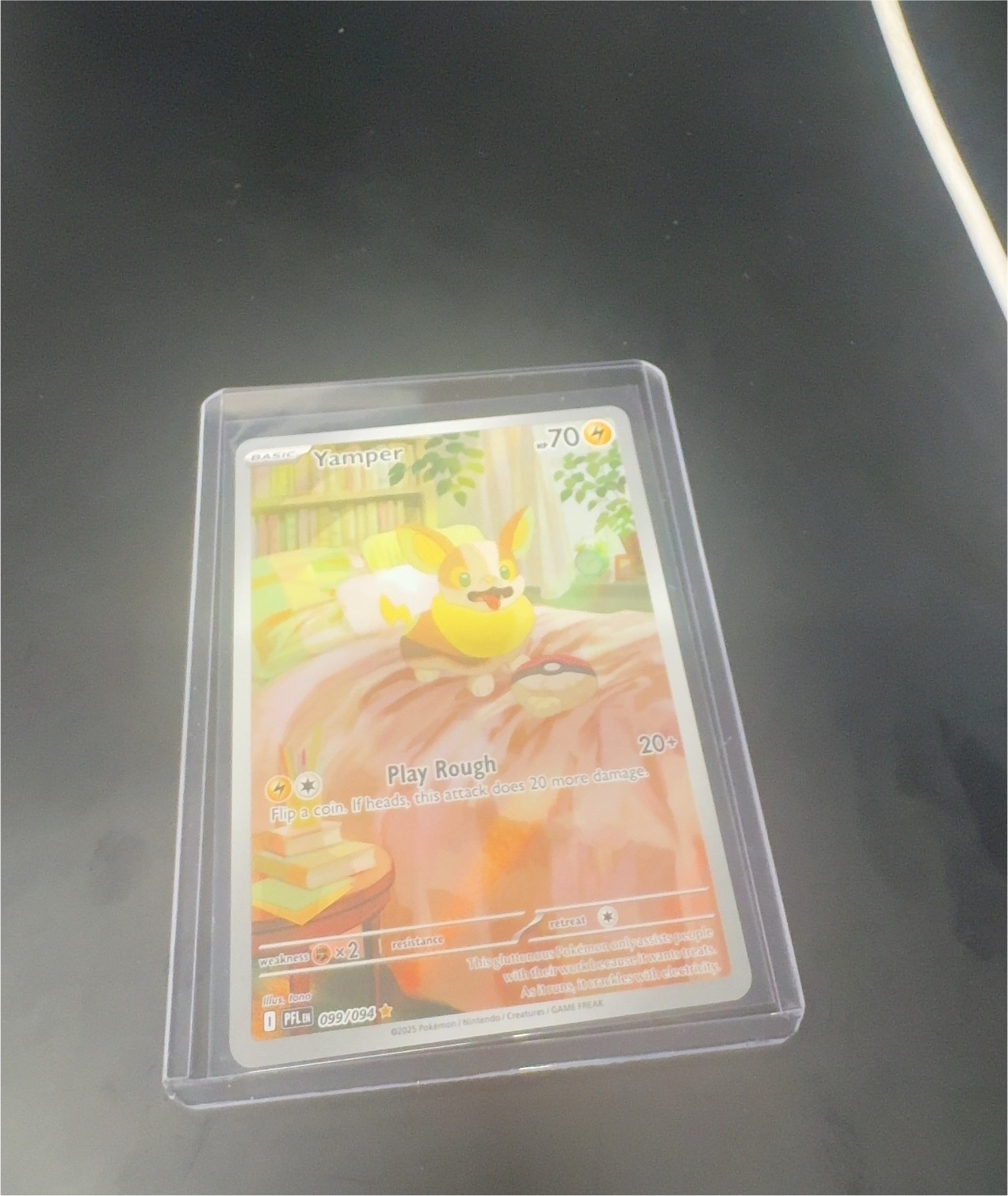 2025 Pokémon Phantasmal Flames #099 Yamper — front