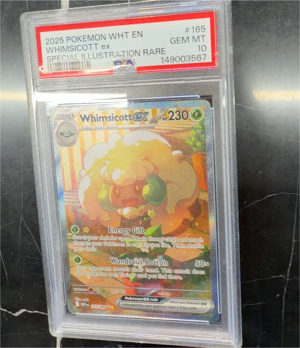 2025 Pokémon #165 Whimsicott ex — front
