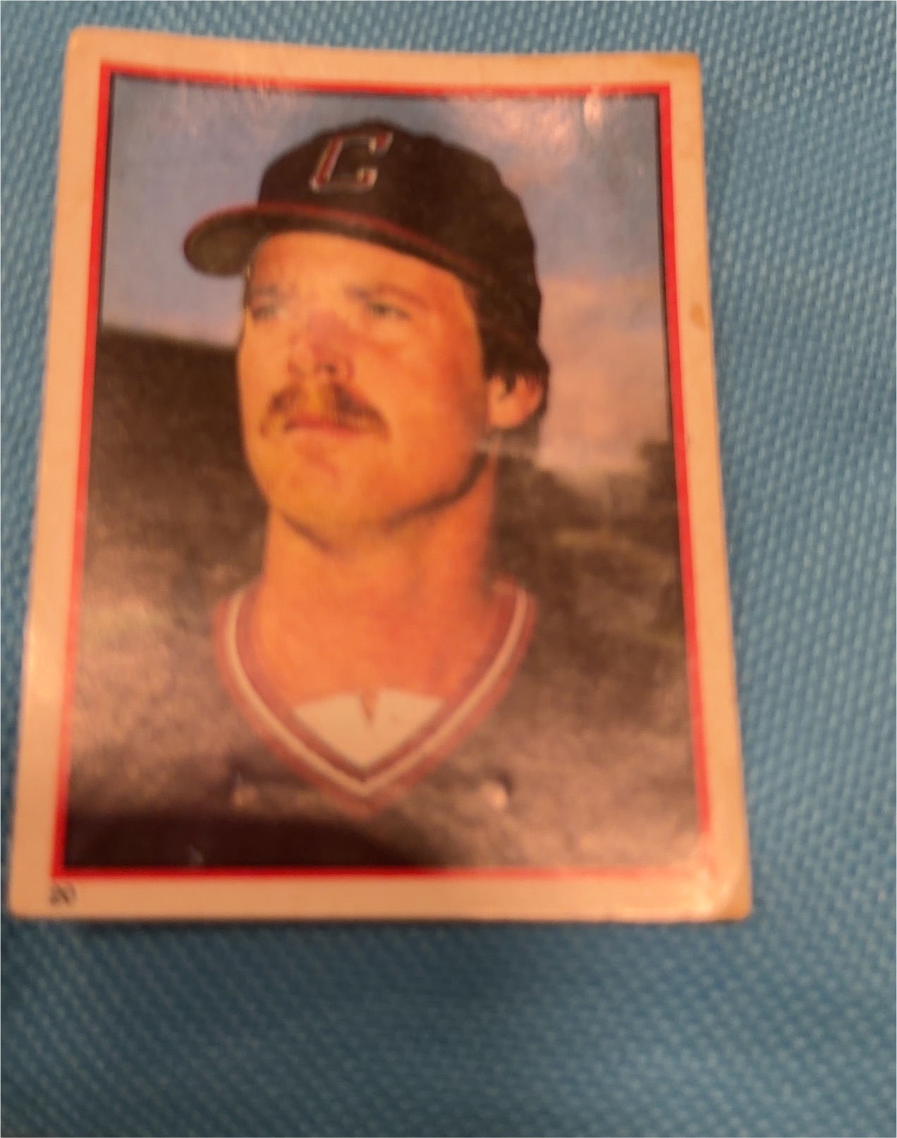 1978 Cleveland Indians Team Issue Mike Hargrove — front