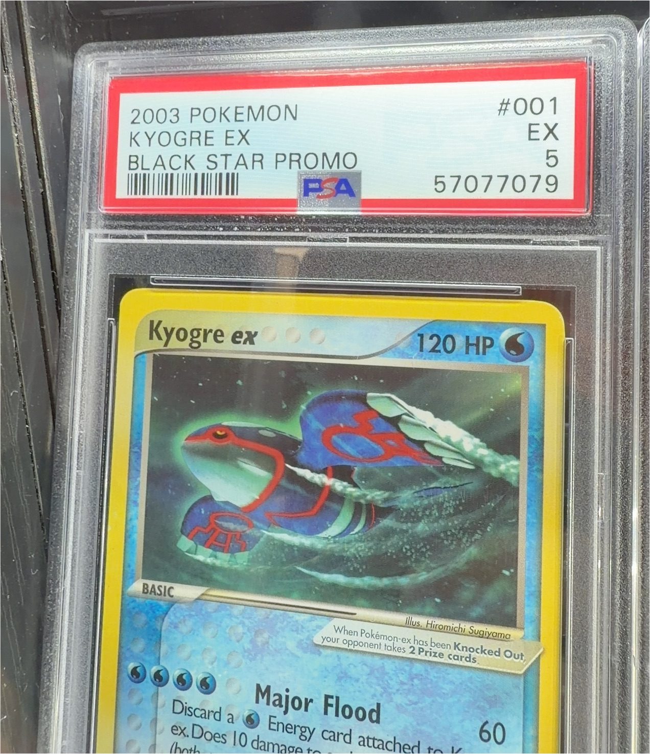 2003 Pokémon #001 Kyogre ex — front