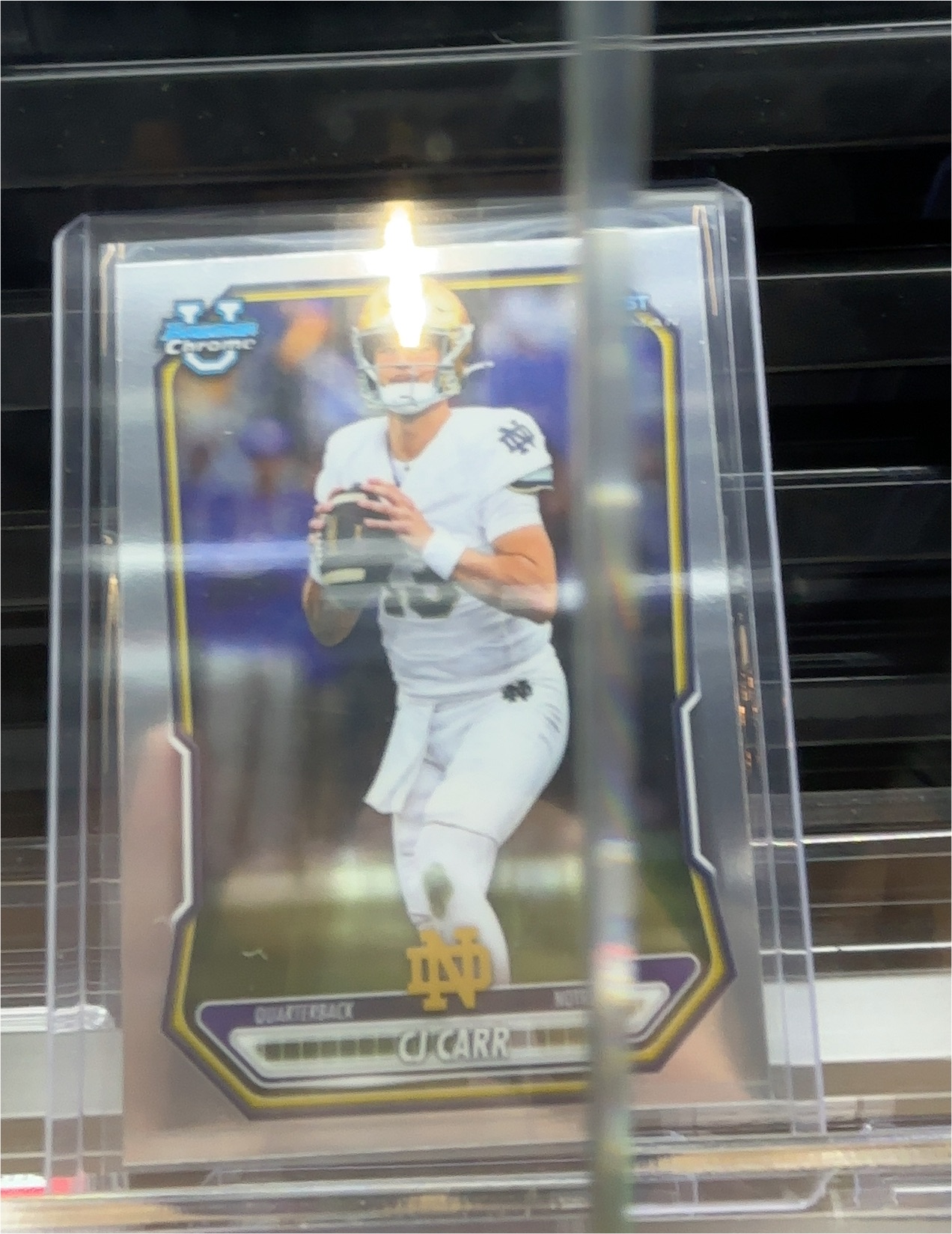 2024 Leaf Draft C.J. Carr — front