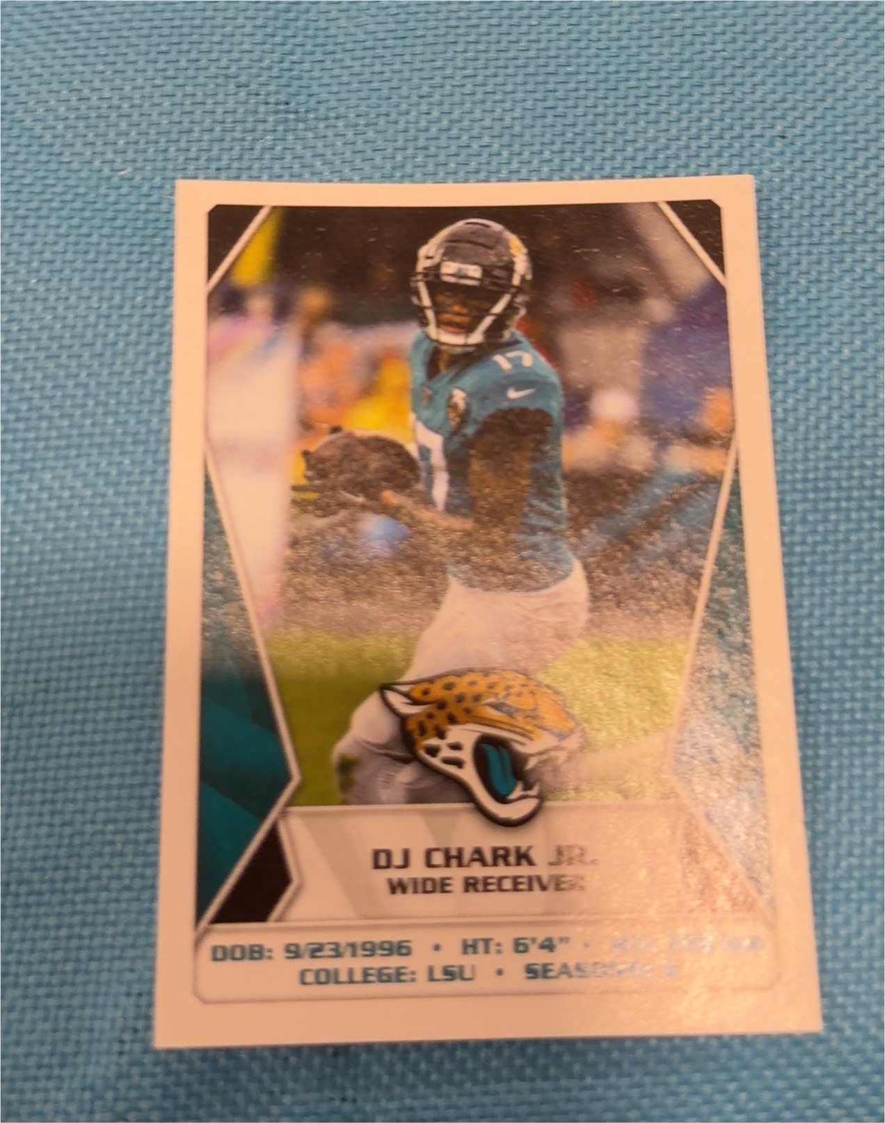 2018 Panini Prizm Draft Picks #191 D.J. Chark Jr. — front
