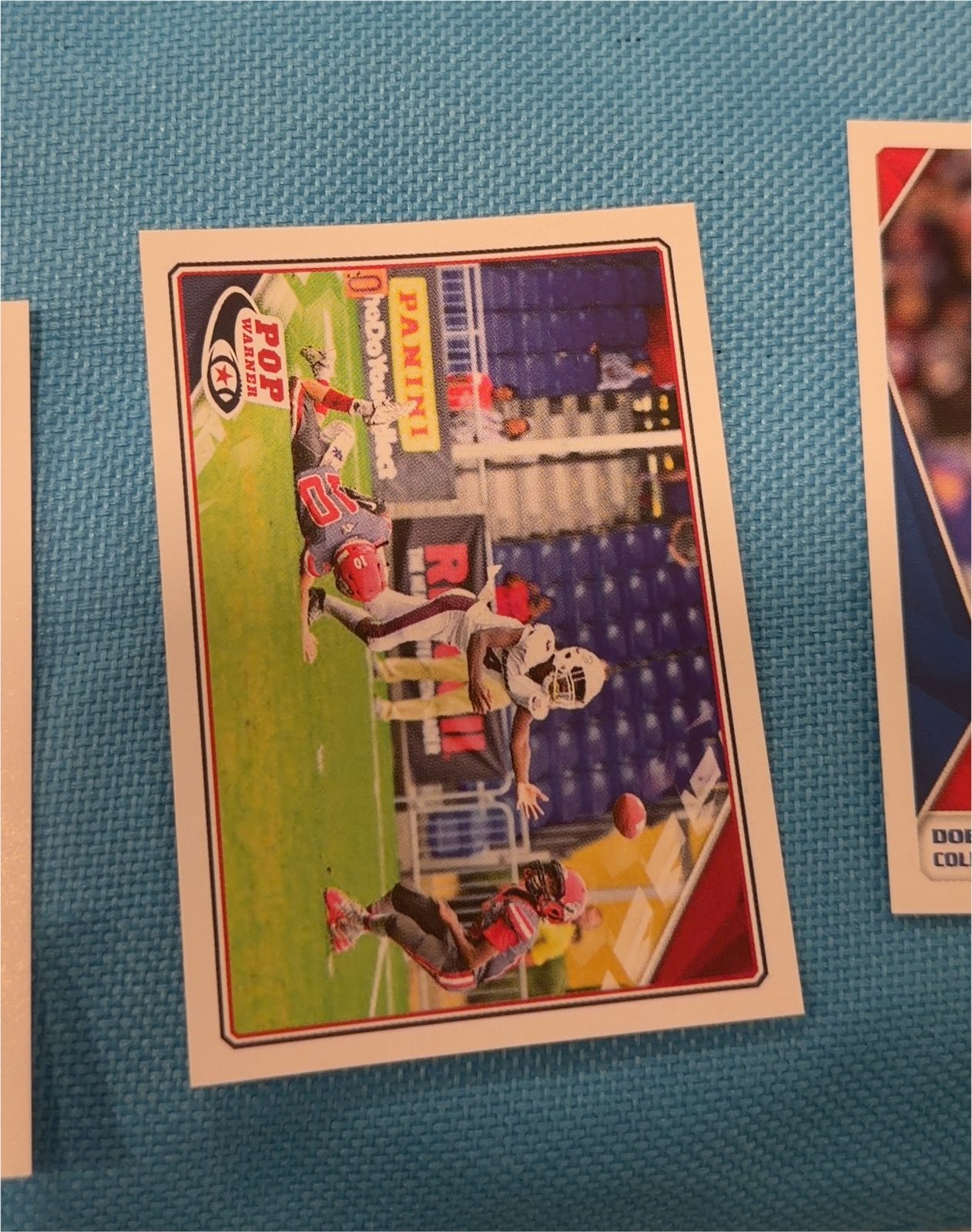 2014 Pop Warner Panthers Football Card — front