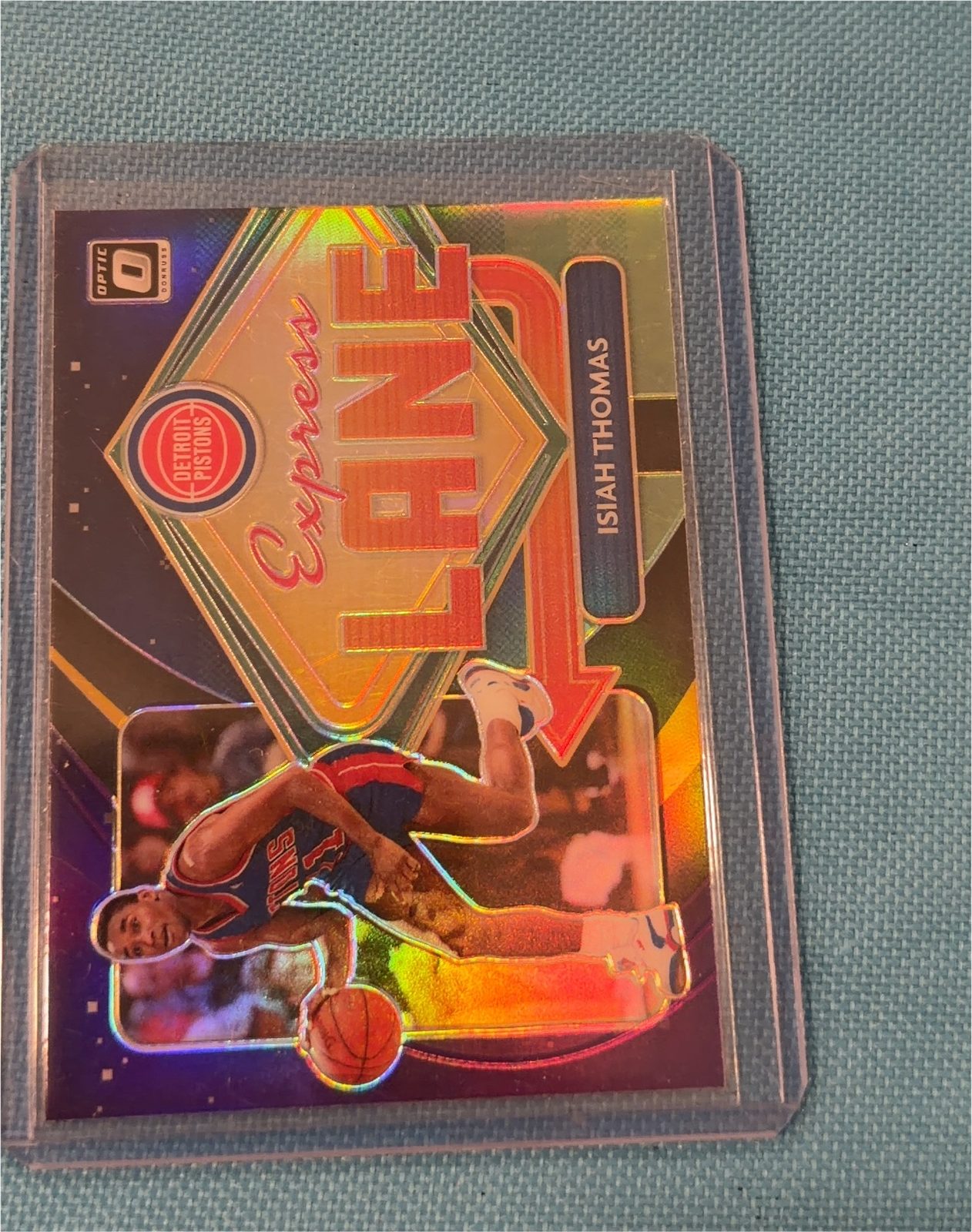 2017 Donruss Optic Express Lane #20 Isiah Thomas — front