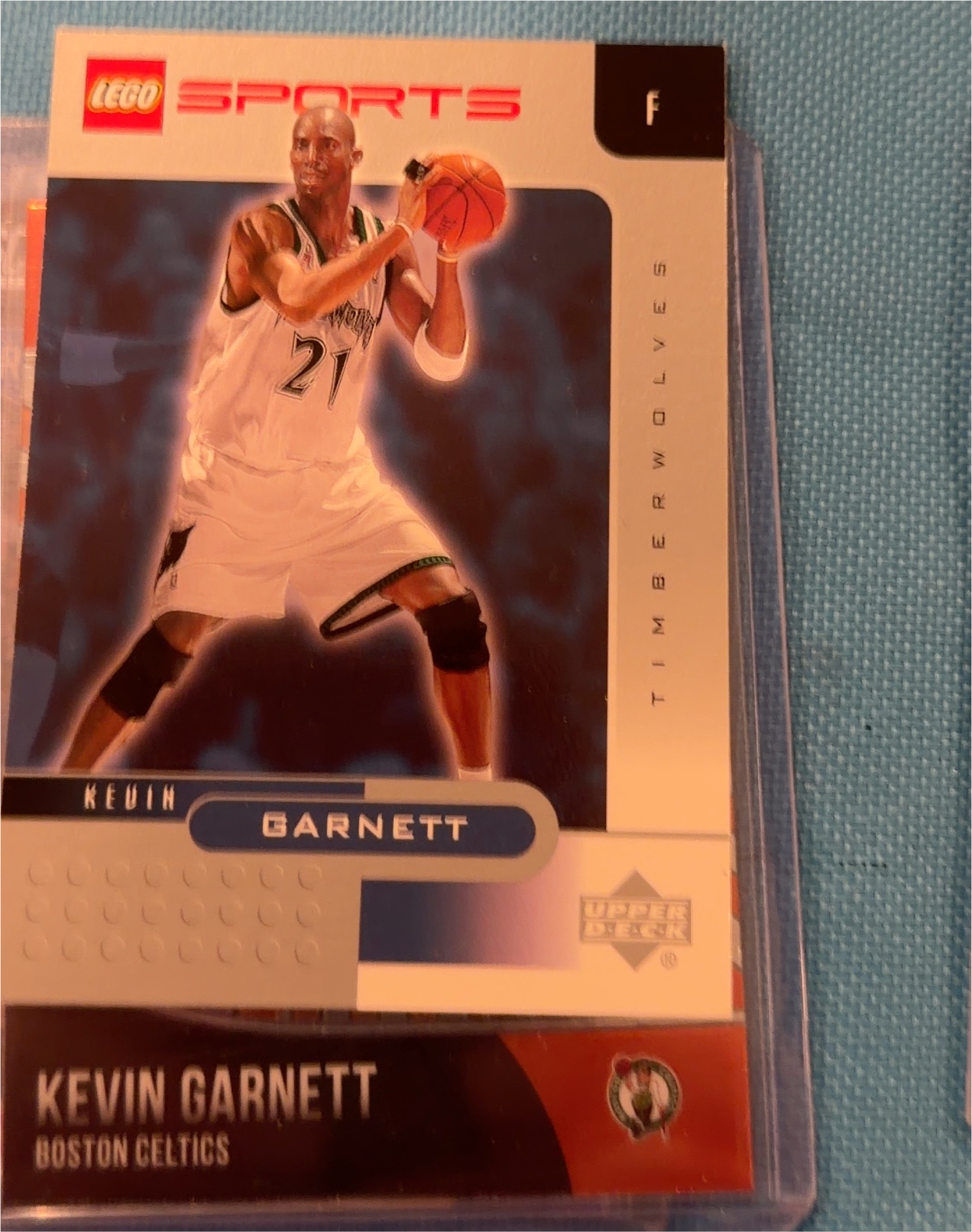 2003 Upper Deck LEGO Sports Kevin Garnett — front