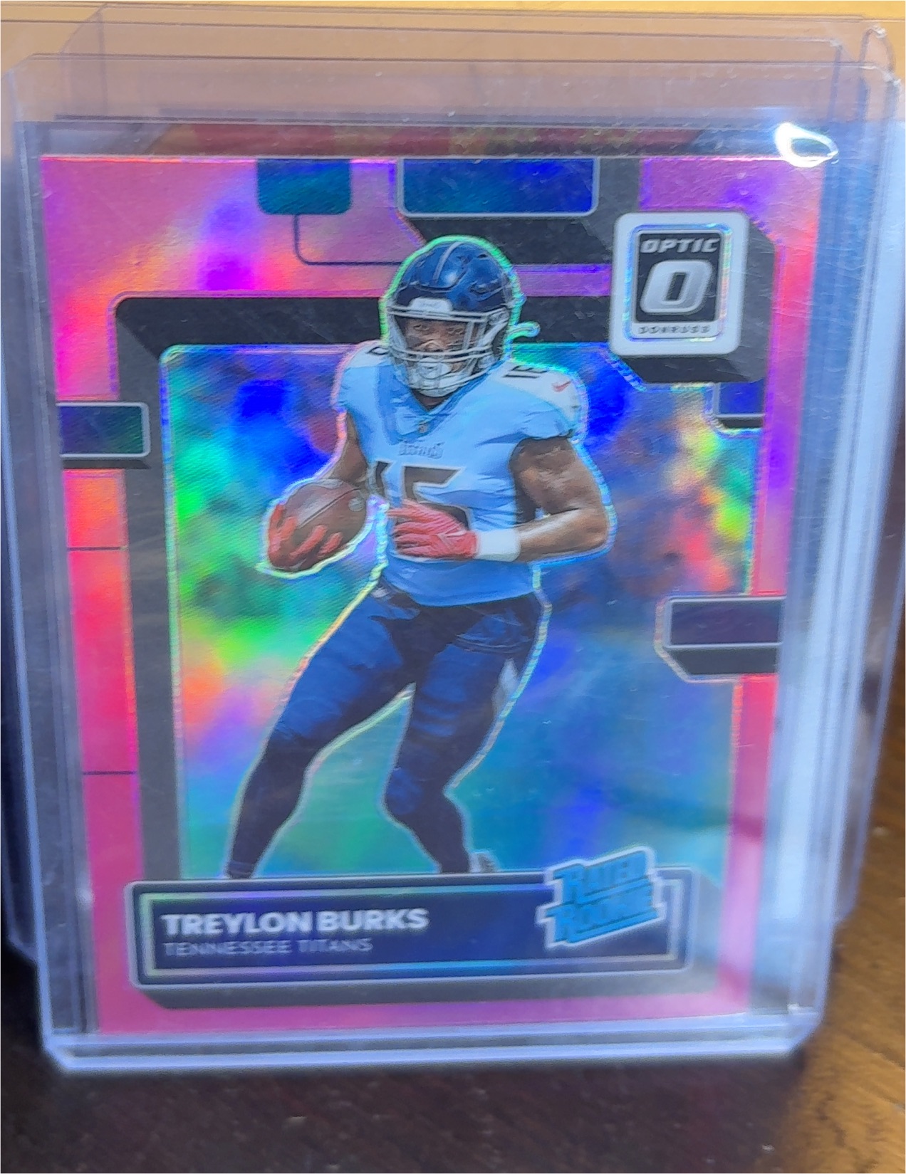 2022 Donruss Optic Rated Rookies Pink #218 Treylon Burks — front