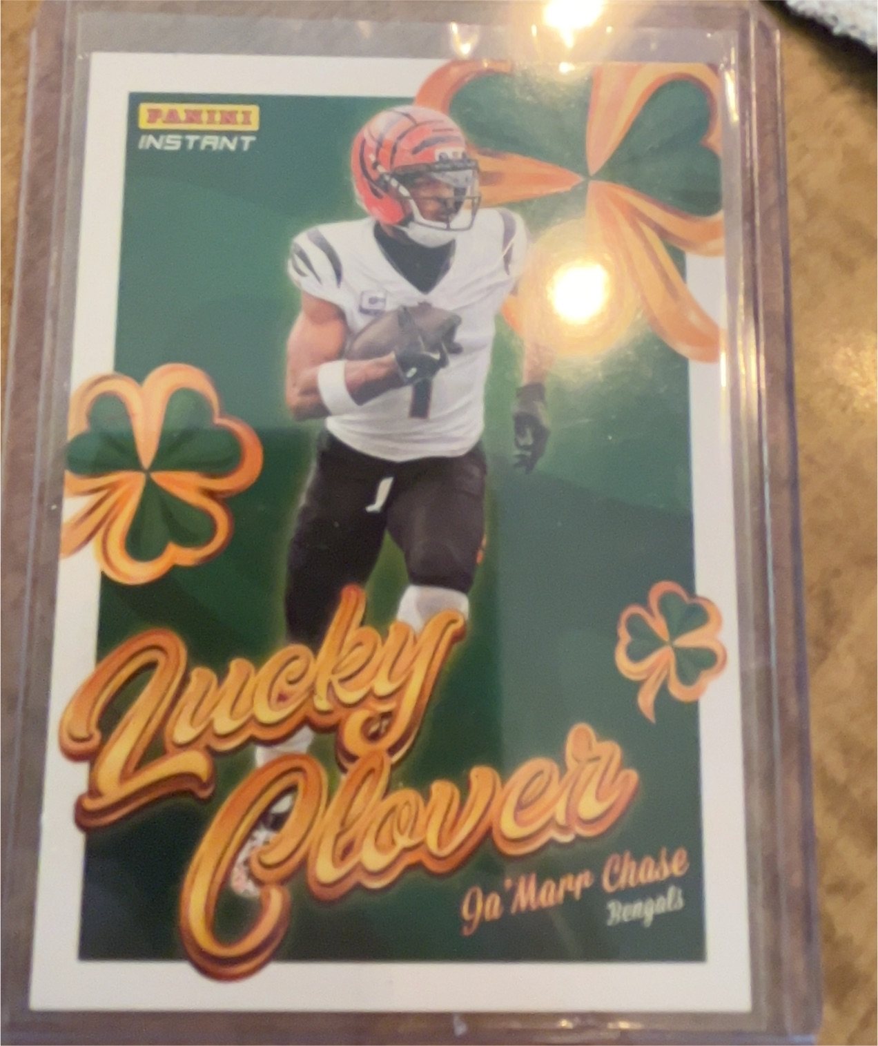 2022 Panini Instant Lucky Playmakers Joe Burrow — front