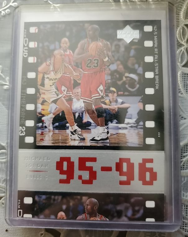 1996 Upper Deck Michael Jordan 35mm Film Strip — front