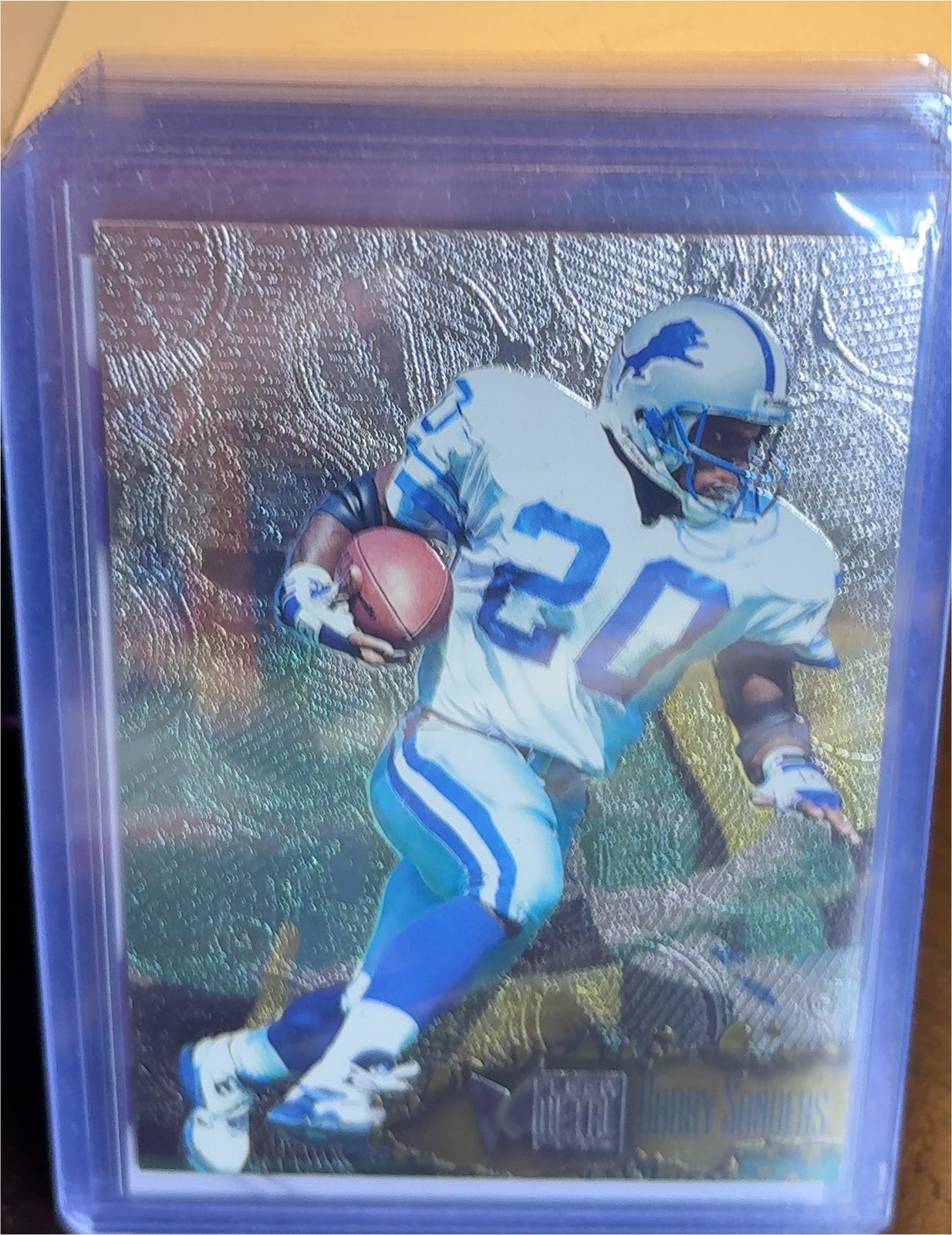 2021 Panini Mosaic Center Stage Barry Sanders — front