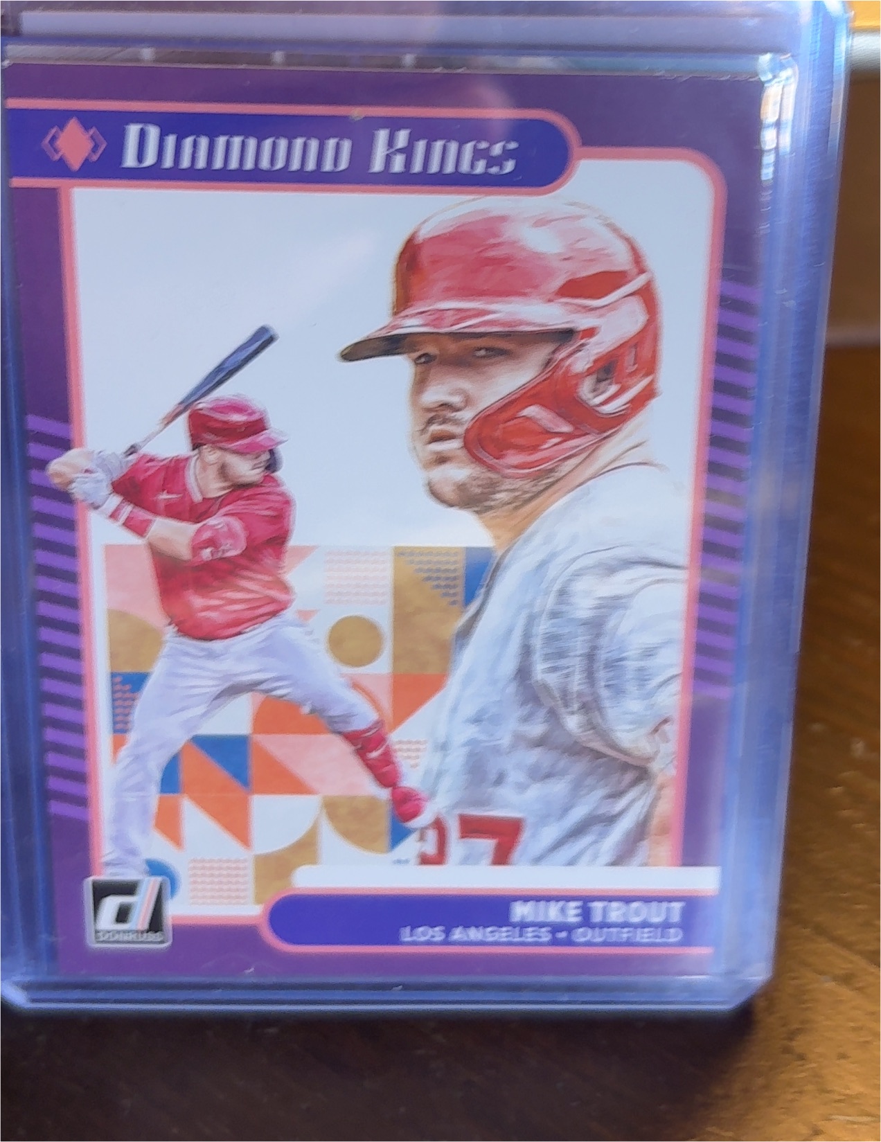 2021 Panini Diamond Kings #74 Mike Trout — front