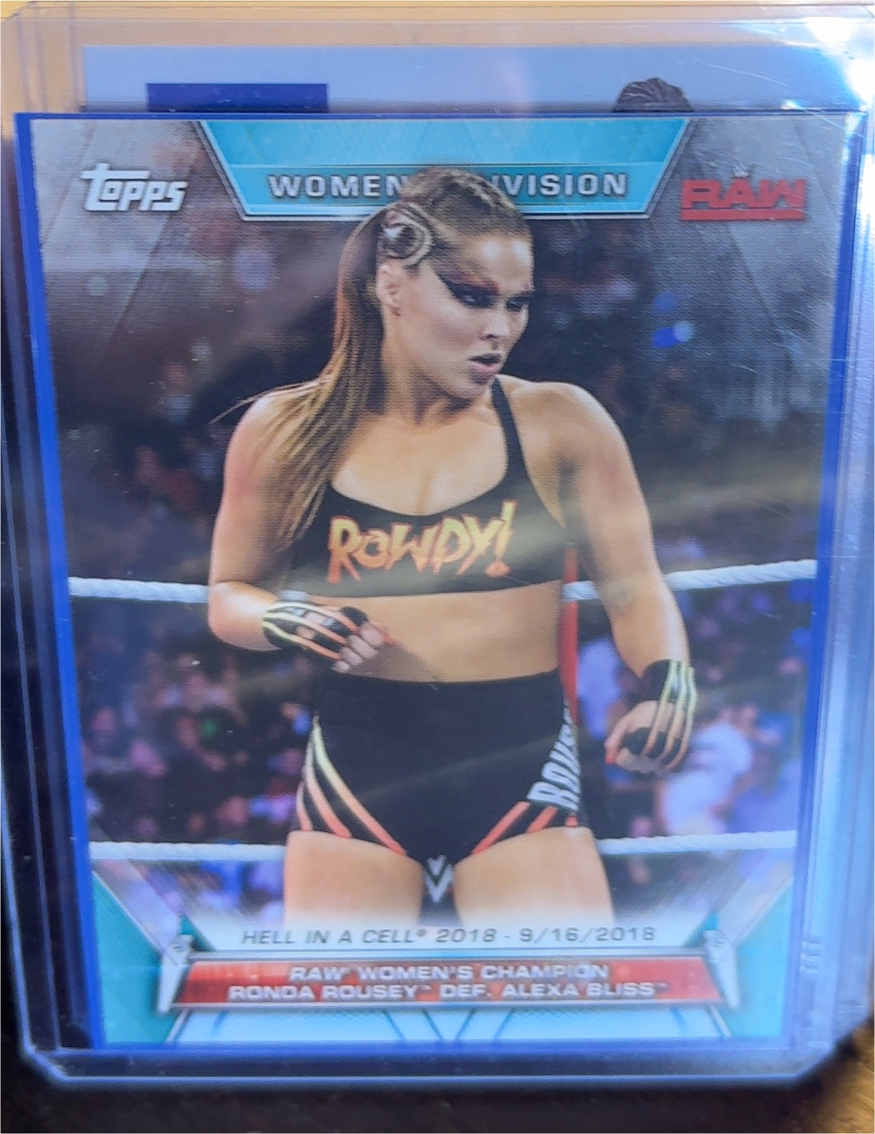 2019 Topps WWE Women's Division Ronda Rousey — front