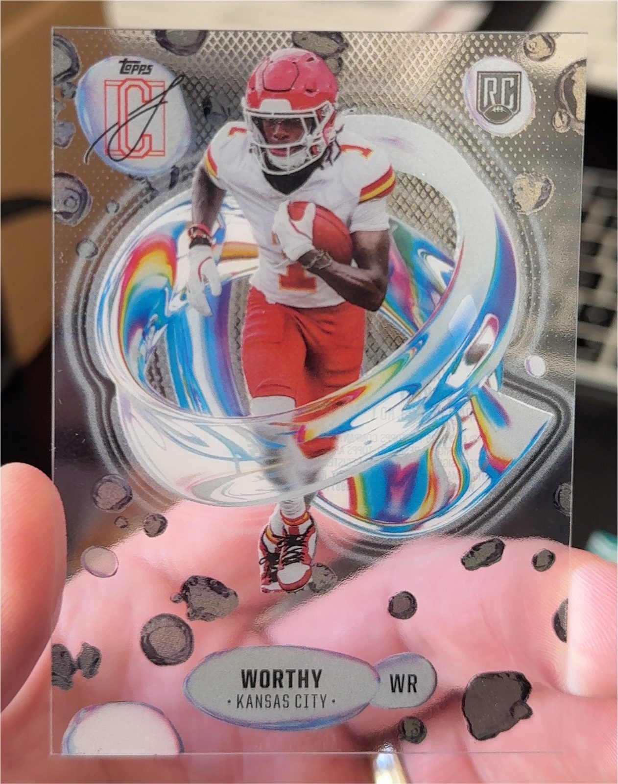 2024 Topps Cosmic Chrome Football #197 Xavier Worthy — front