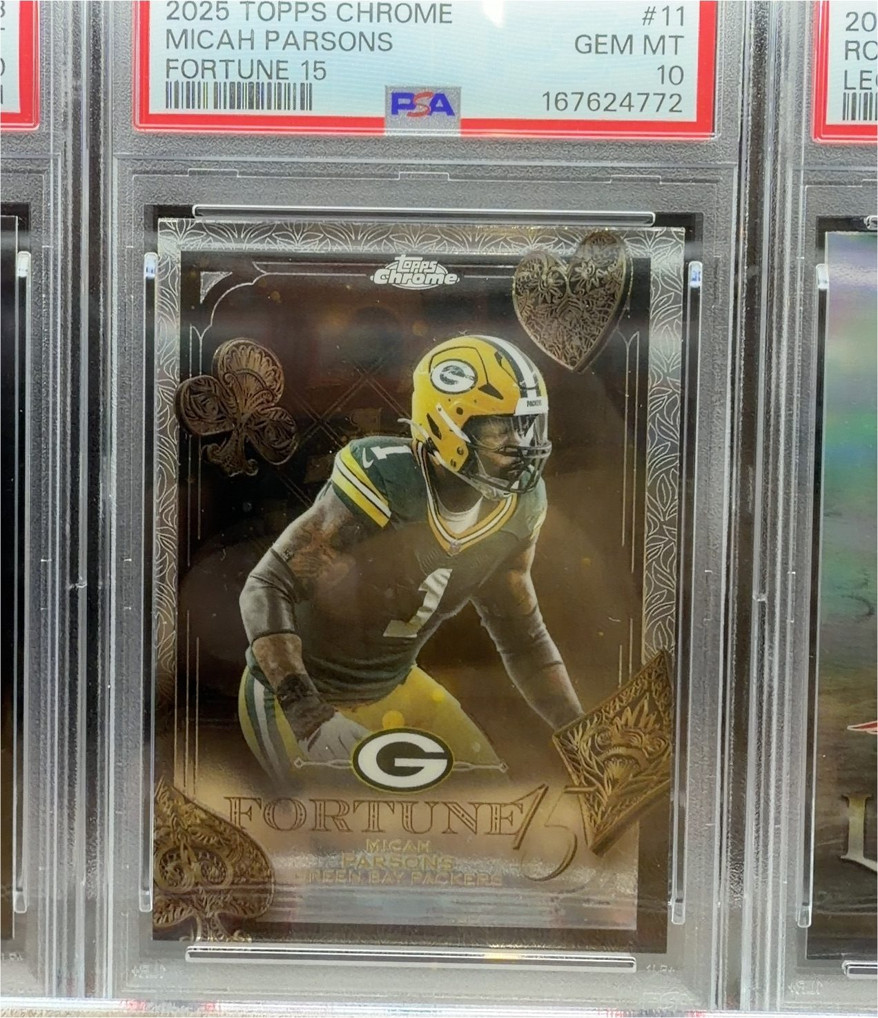 2025 Topps Chrome #11 Micah Parsons — front
