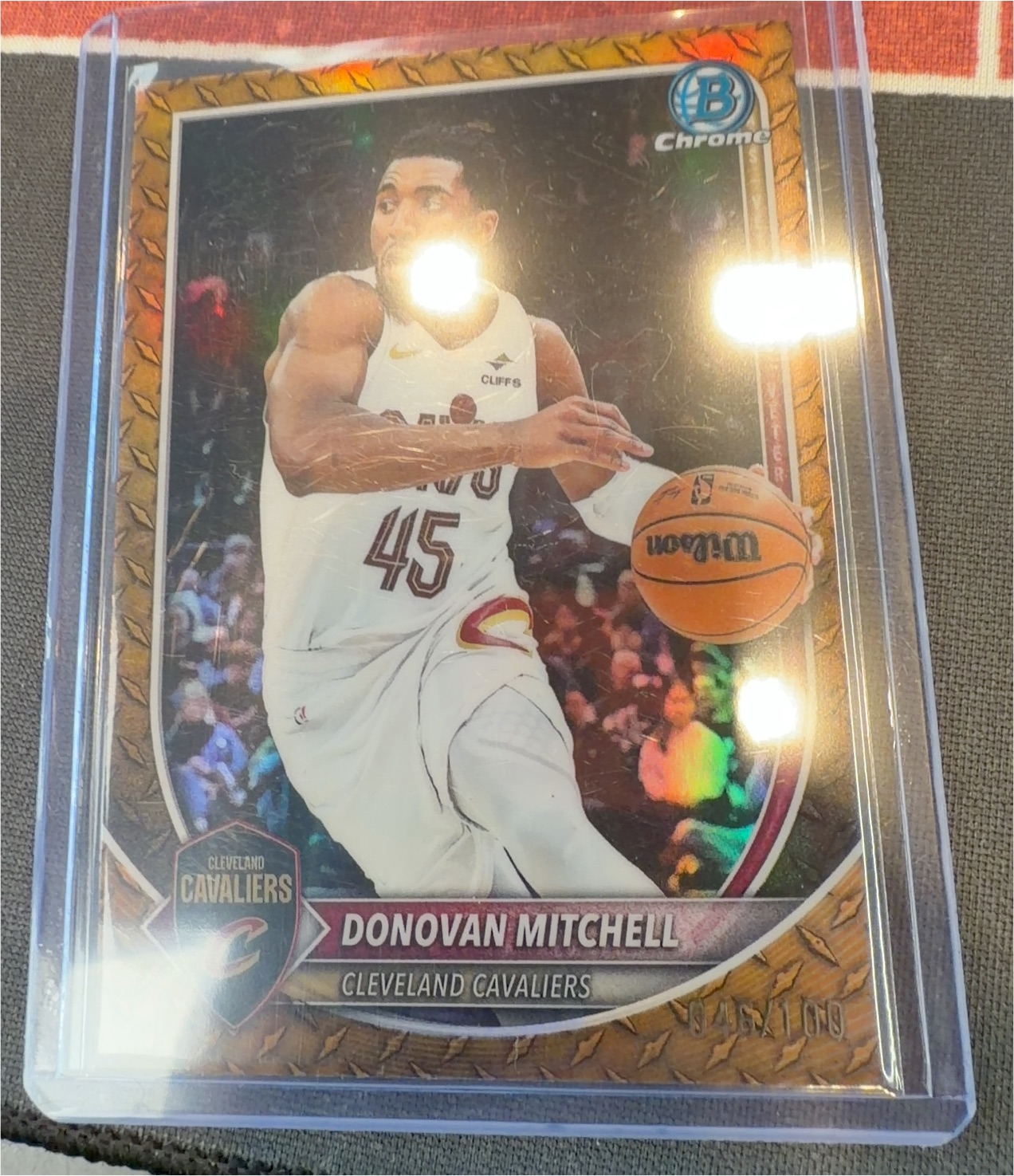 2024 Bowman Chrome Basketball #8 Donovan Mitchell — front