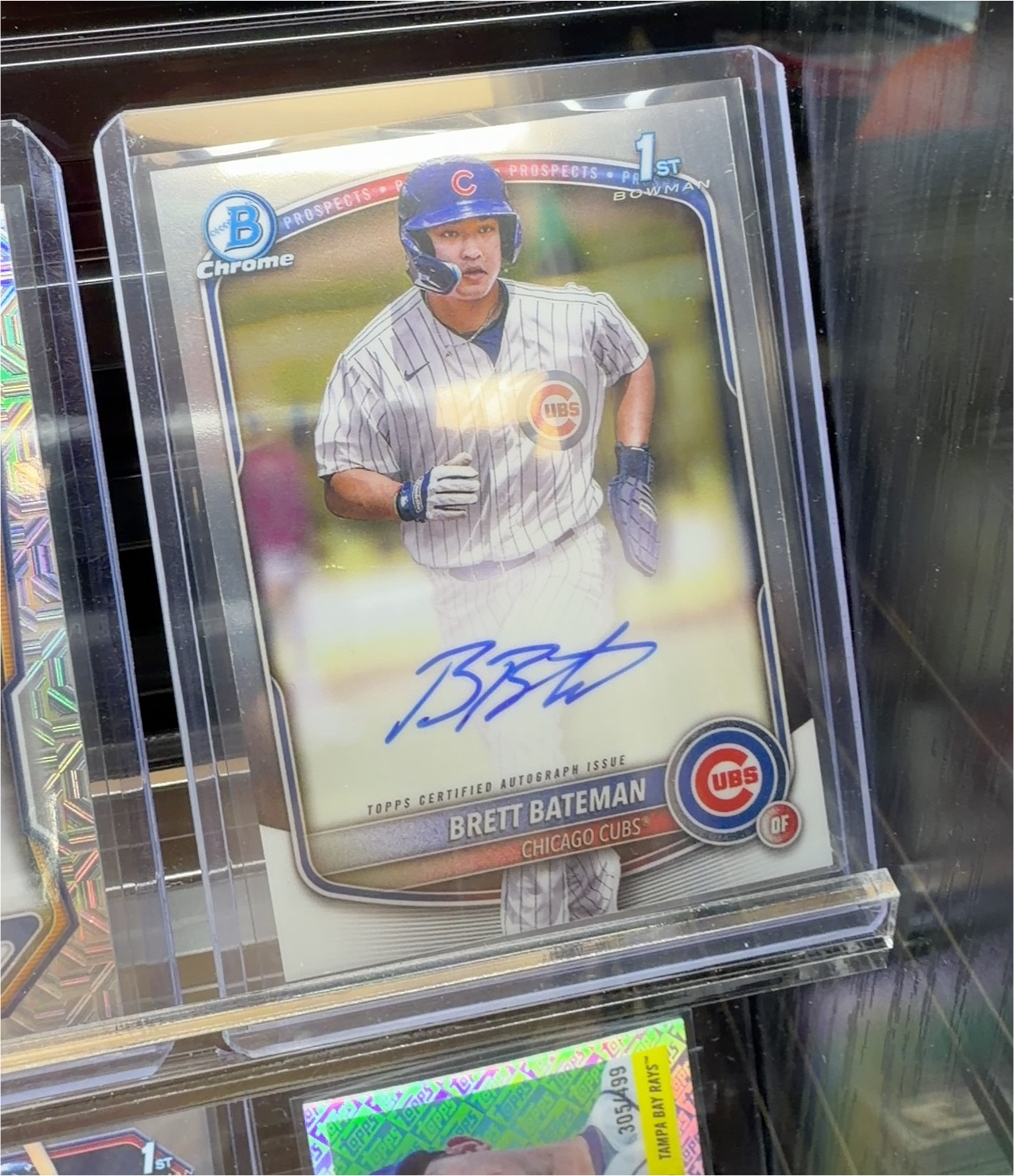 2023 Bowman Chrome Prospect Autographs CPA-BB Brett Bateman — front